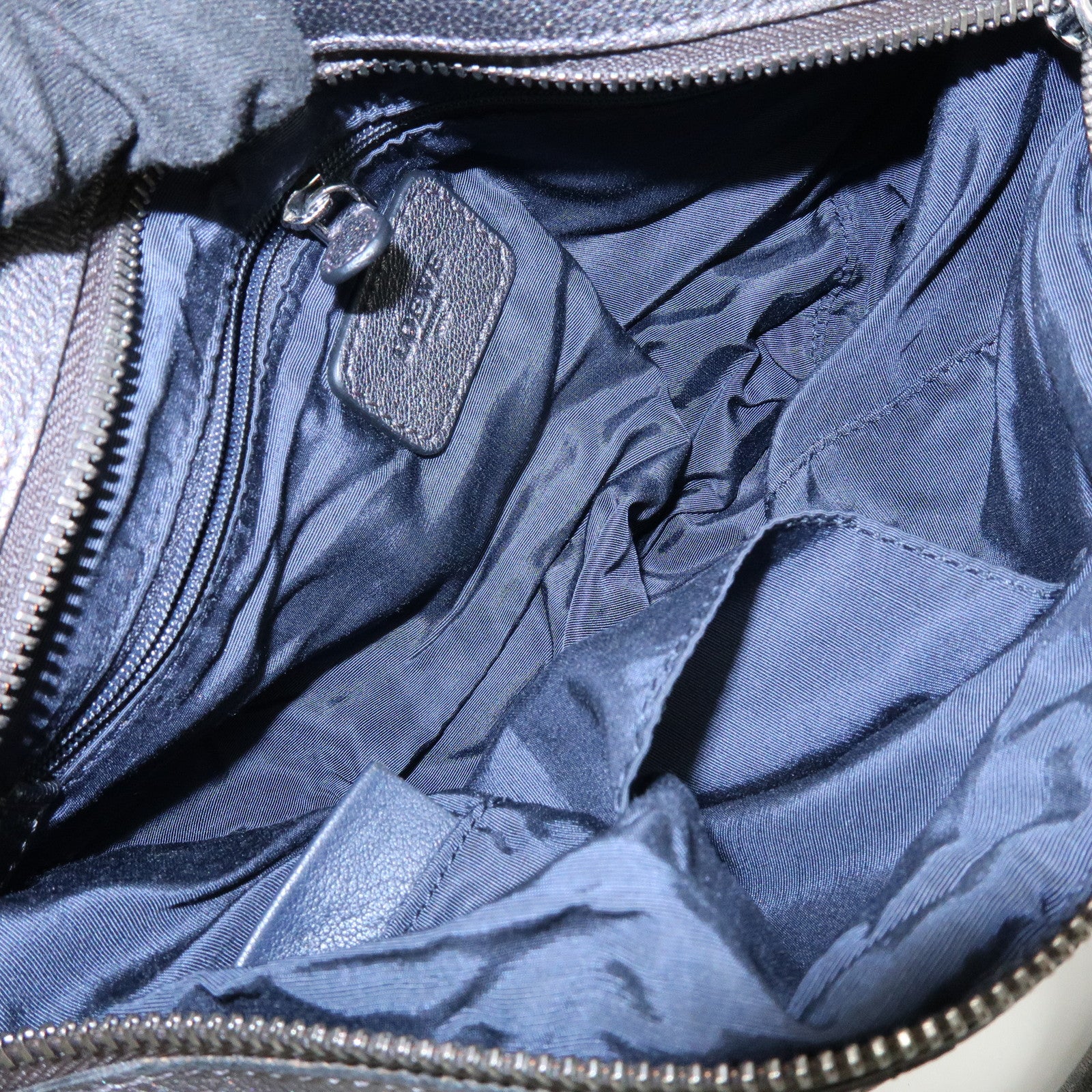 LOEWE Anagram Leather 2Way Bag Hand Bag Shoulder Bag Bronze