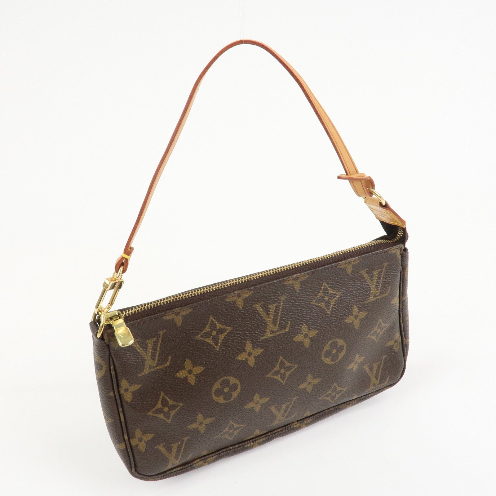 Louis Vuitton Monogram Pochette Accessoires Pouch Hand Bag M51980