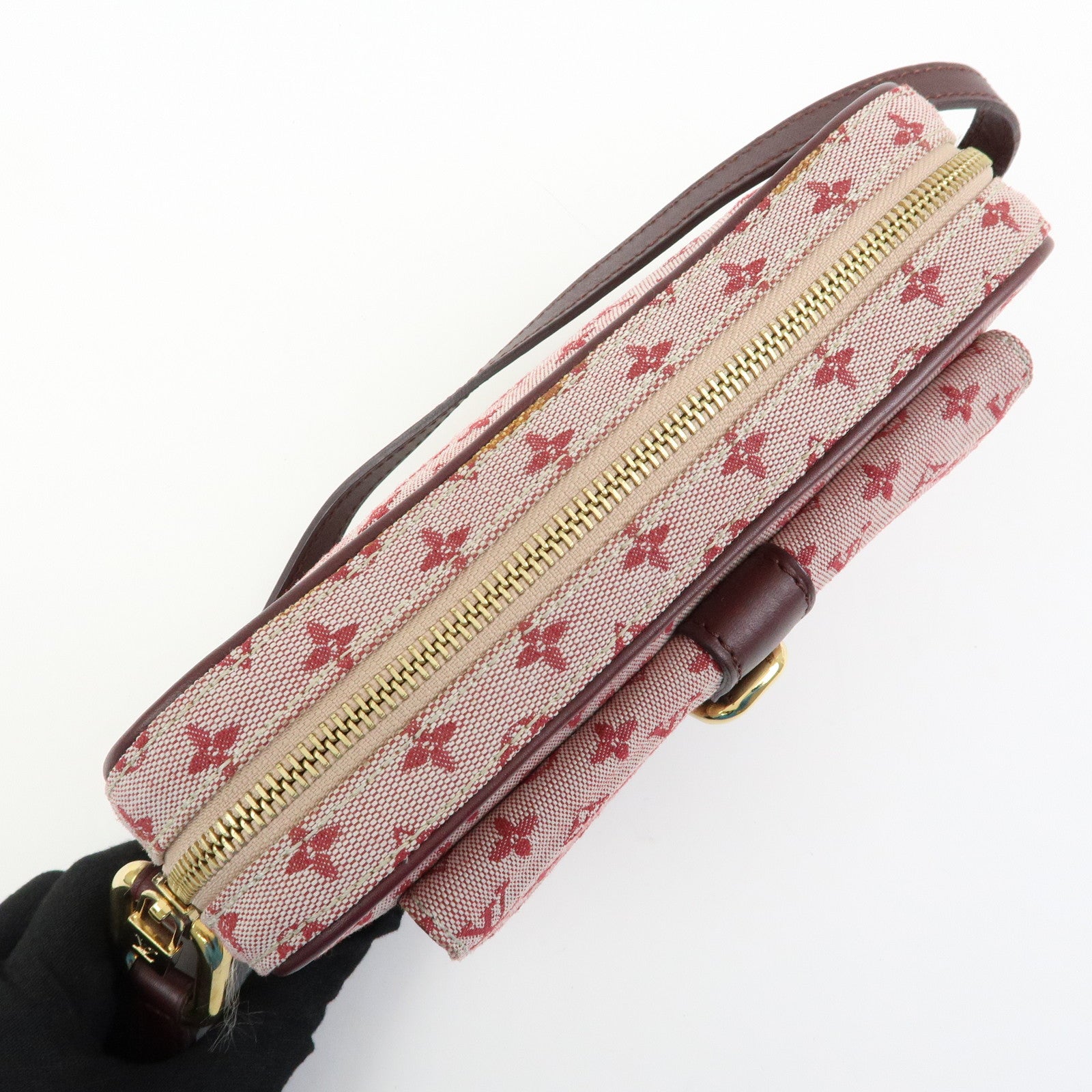 Louis Vuitton Monogram Mini Canvas Juliette Shoulder Bag Cherry