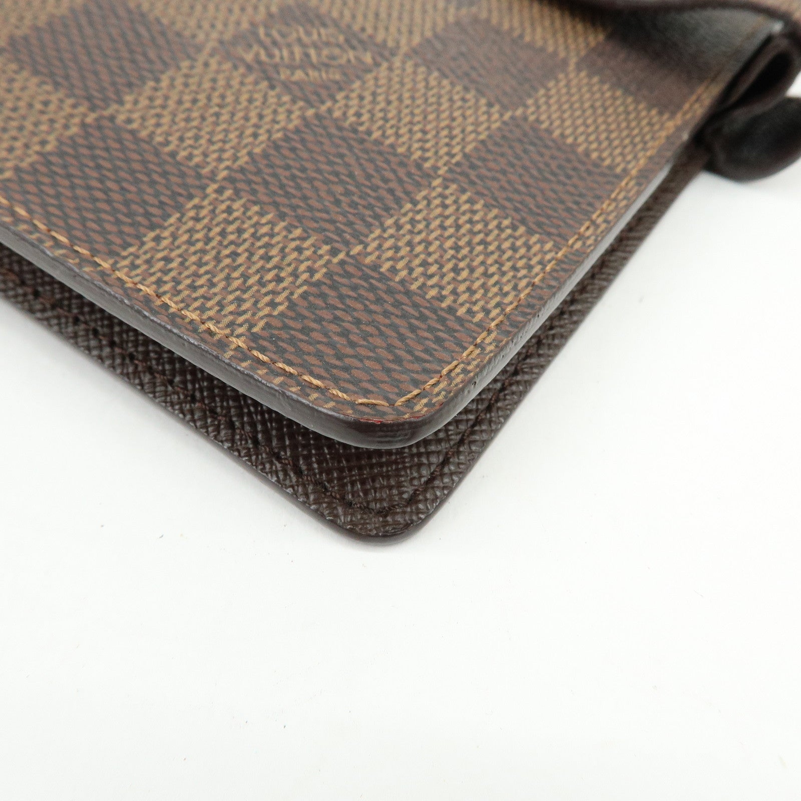 Louis Vuitton Damier Agenda MM Canvas Planner Cover Brown R20701