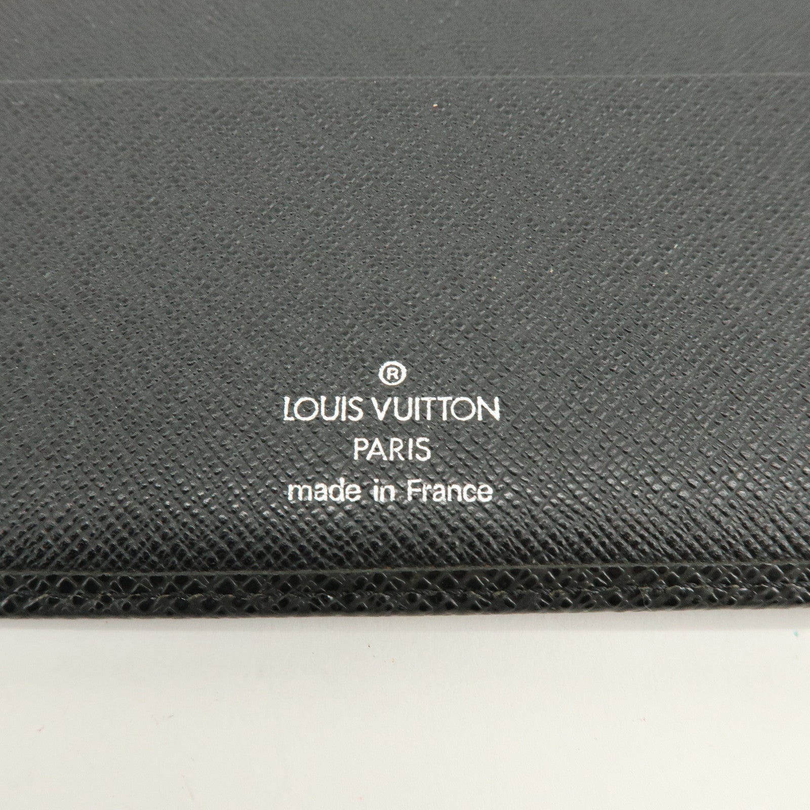 Louis Vuitton Taiga Agenda Bureau Planner Cover Ardoise R20409
