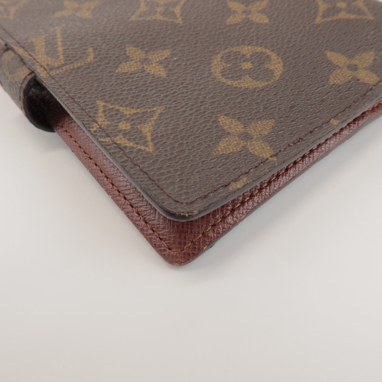 Louis Vuitton Monogram Agenda PM Canvas Planner Cover Brown R20005