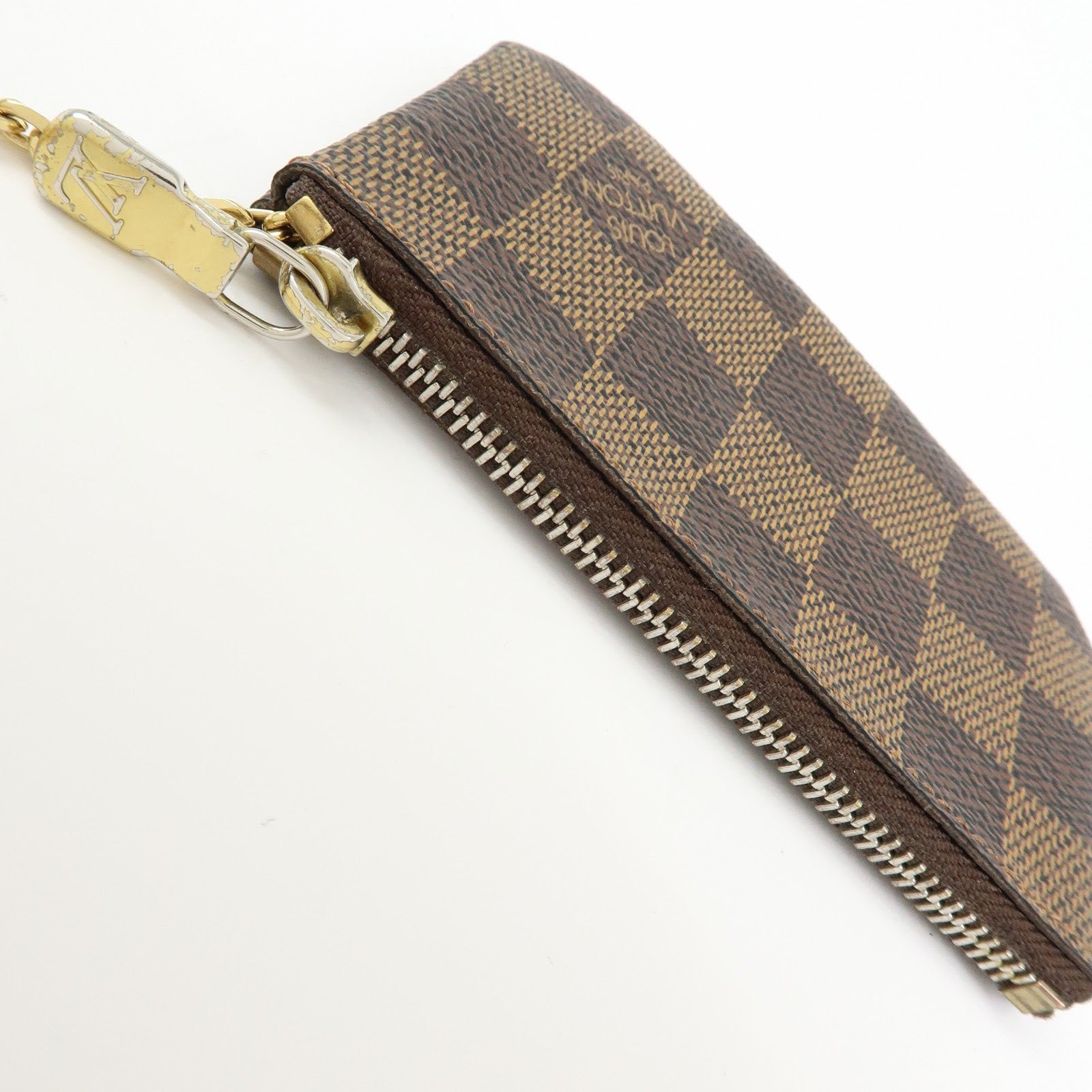 Louis Vuitton Damier Canvas Pochette Cles Damier Ebene N62658
