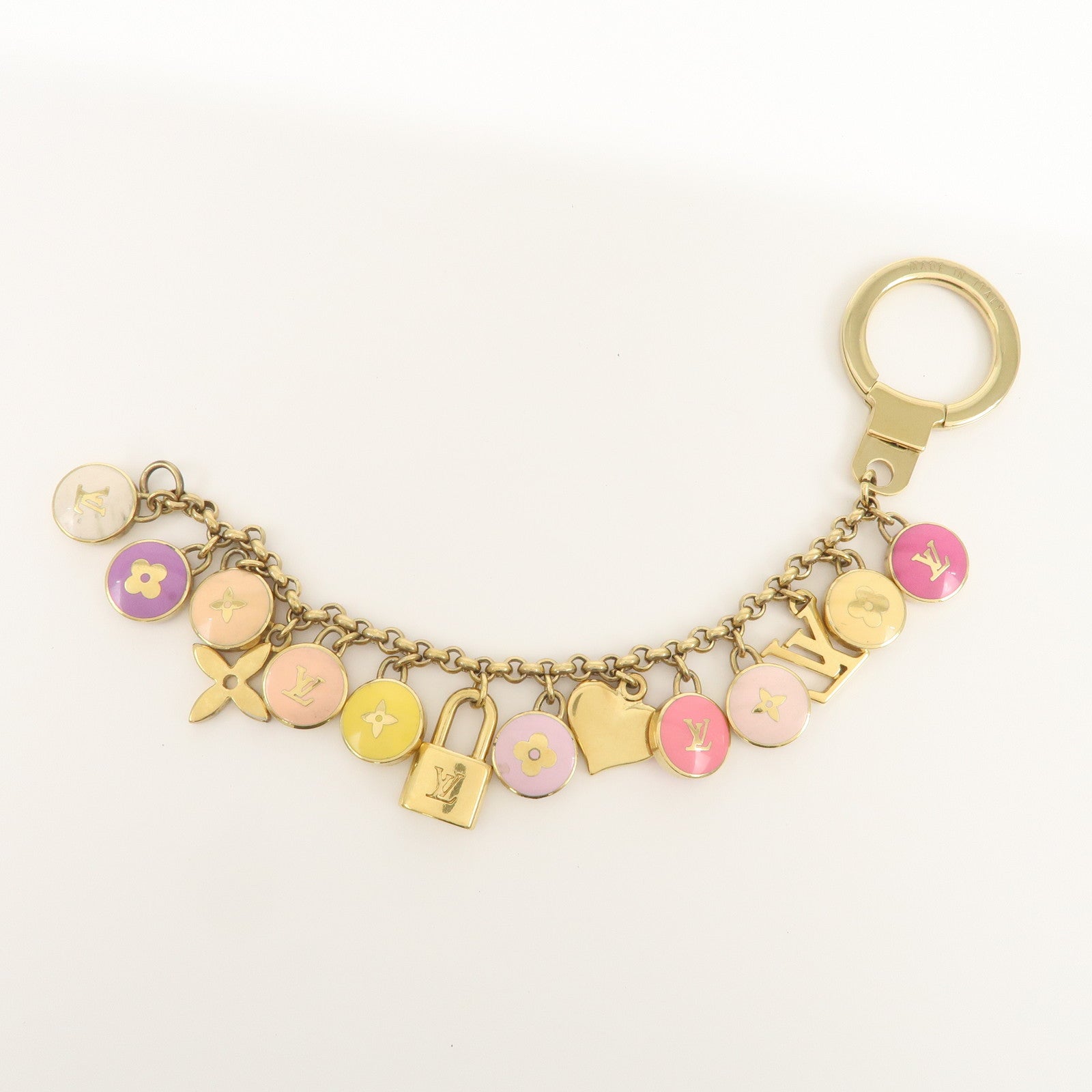 Louis Vuitton Porte Cles Chaine Pastilles Metal Key Chain M66172