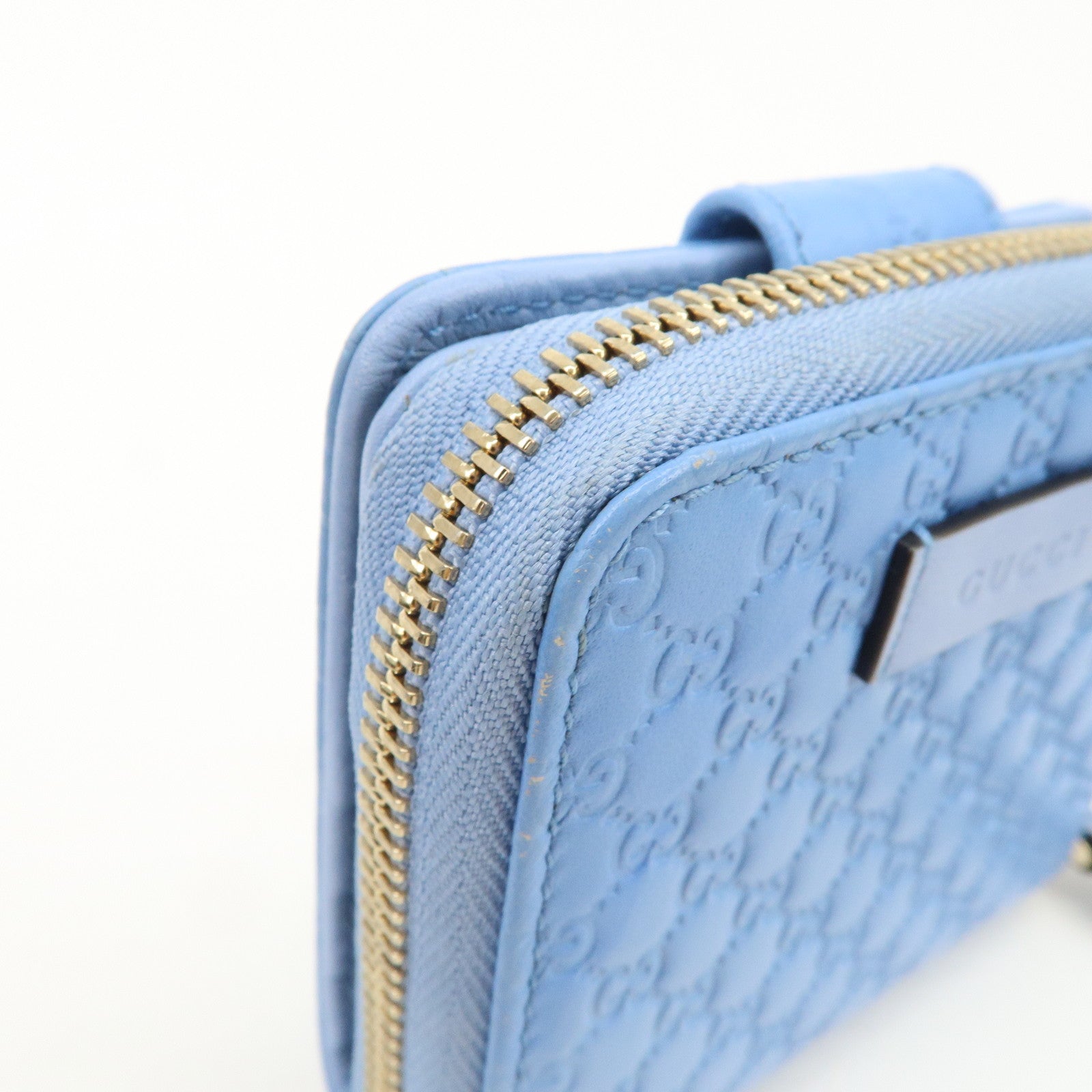 GUCCI Micro Guccissima Signature Bi-Fold Compact Wallet 449395