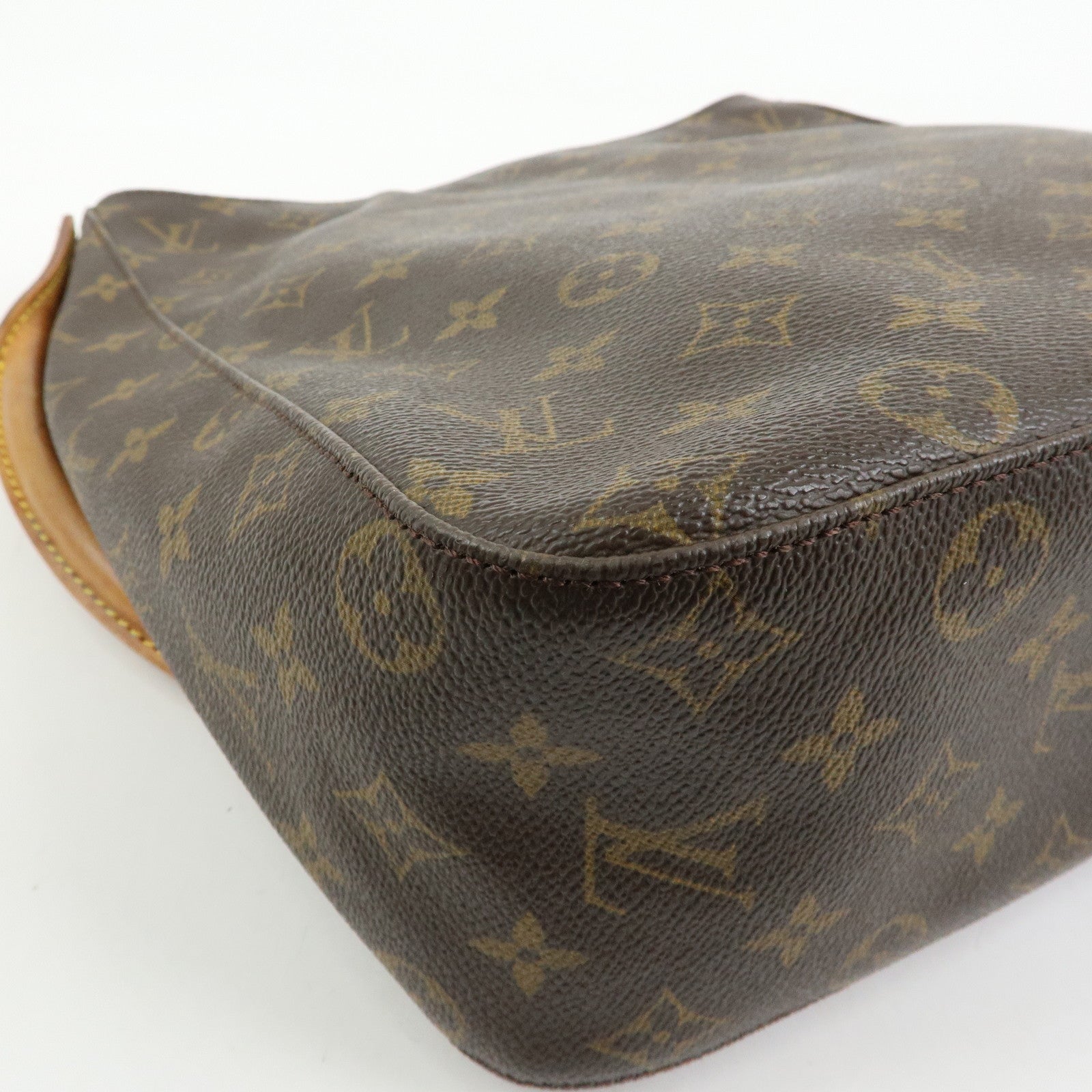 Louis Vuitton Monogram Looping GM Shoulder Bag Brown M51145