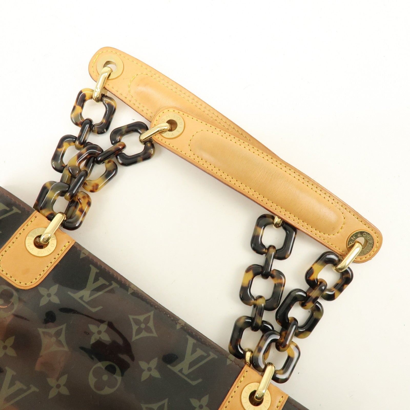 Louis Vuitton Monogram Cabas Ambre PM Tote Bag Clear Brown M92502