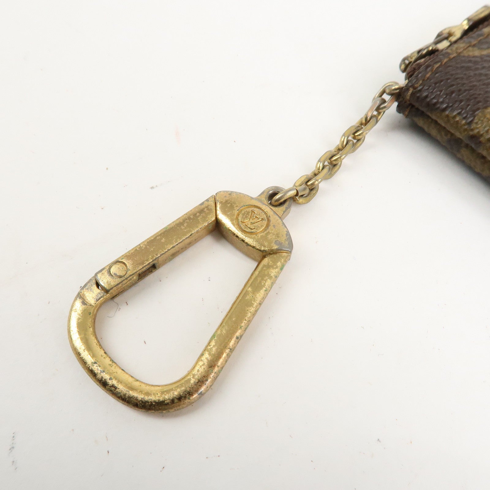 Louis Vuitton Monogram Pochette Cles Coin Case Key Case M62650 Used