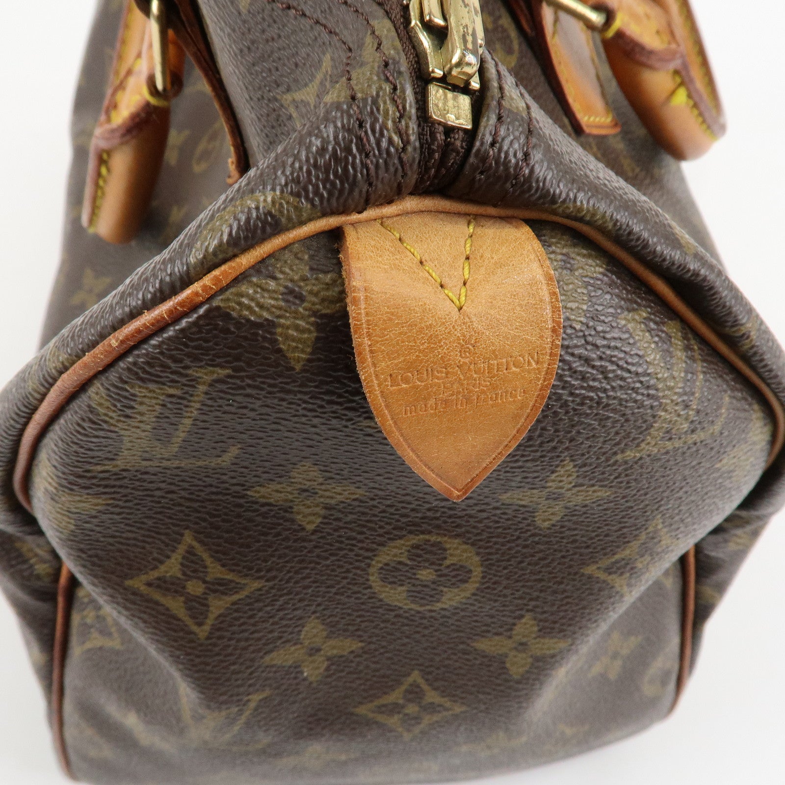 Louis Vuitton Monogram Speedy 30 Hand Bag Boston Bag M41526 Used