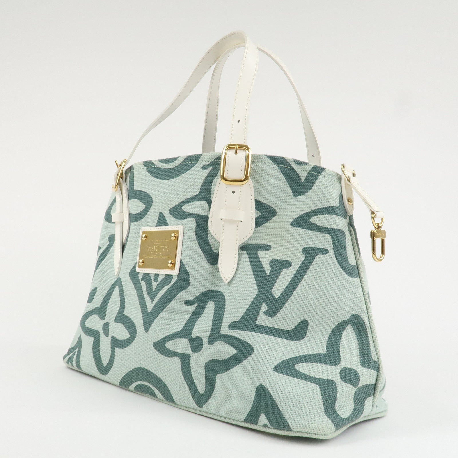 Louis Vuitton Cruise Line Tahitienne PM Shoulder Bag Green M95678 Used