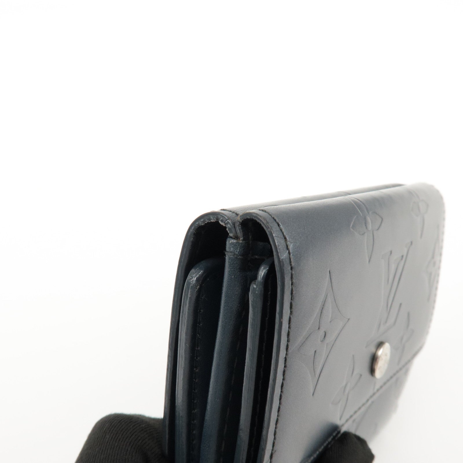 Louis Vuitton Monogram Matte Porte Monnaie Billets Credit M65115 Used