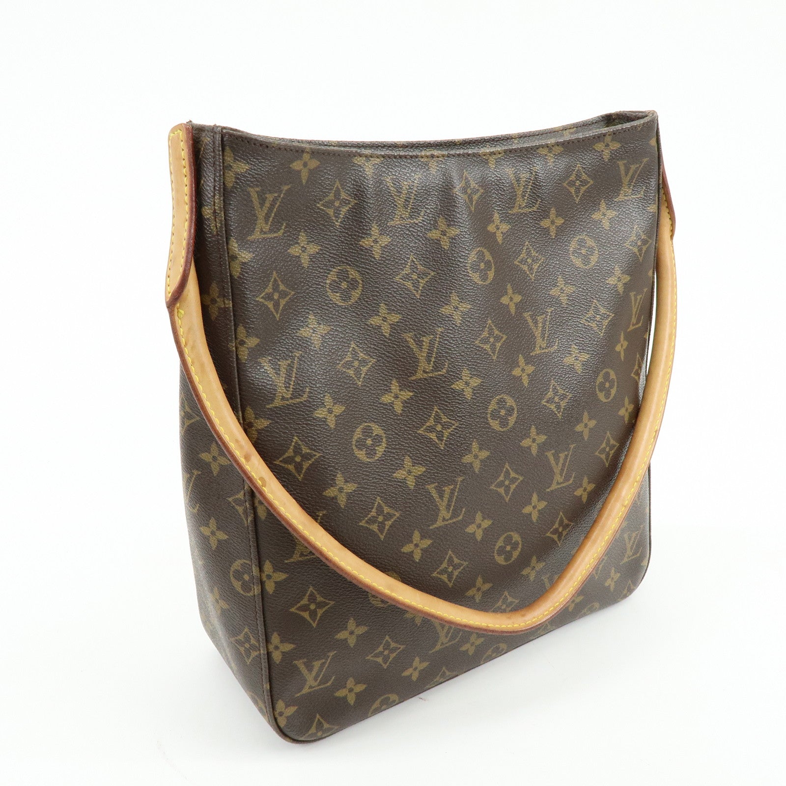 Louis Vuitton Monogram Looping GM Shoulder Bag Brown M51145