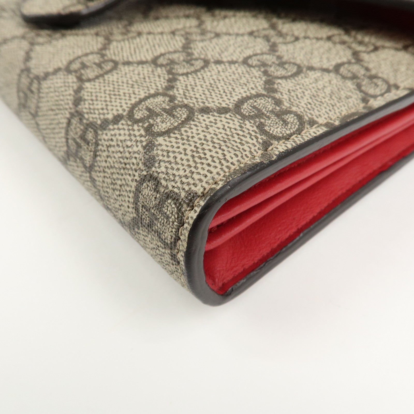 GUCCI Dionysus GG Supreme Chain Shoulder Bag Beige 401231