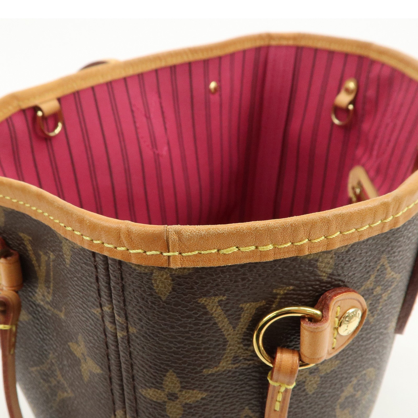Louis Vuitton Monogram Neverfull PM Tote Bag Brown M41245
