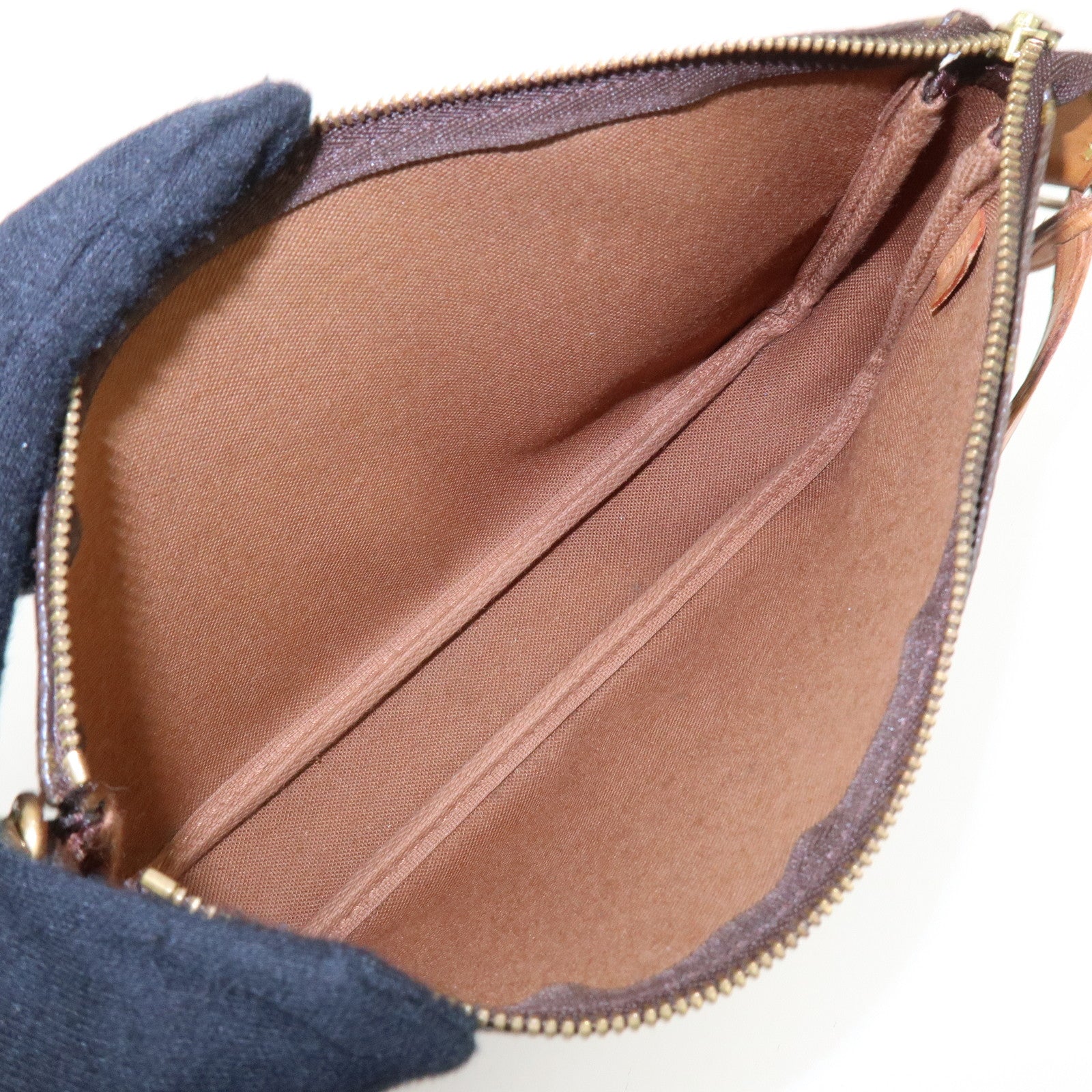 Louis Vuitton Monogram Pochette Accessoires Pouch Hand Bag M51980