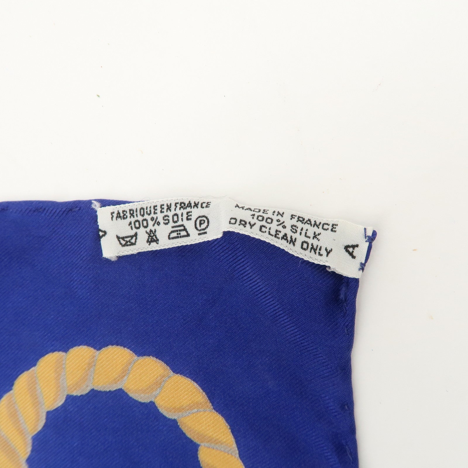 HERMES Carre 90 Silk 100% LES FOLIES DU CIEL Scarf Blue Multicolor