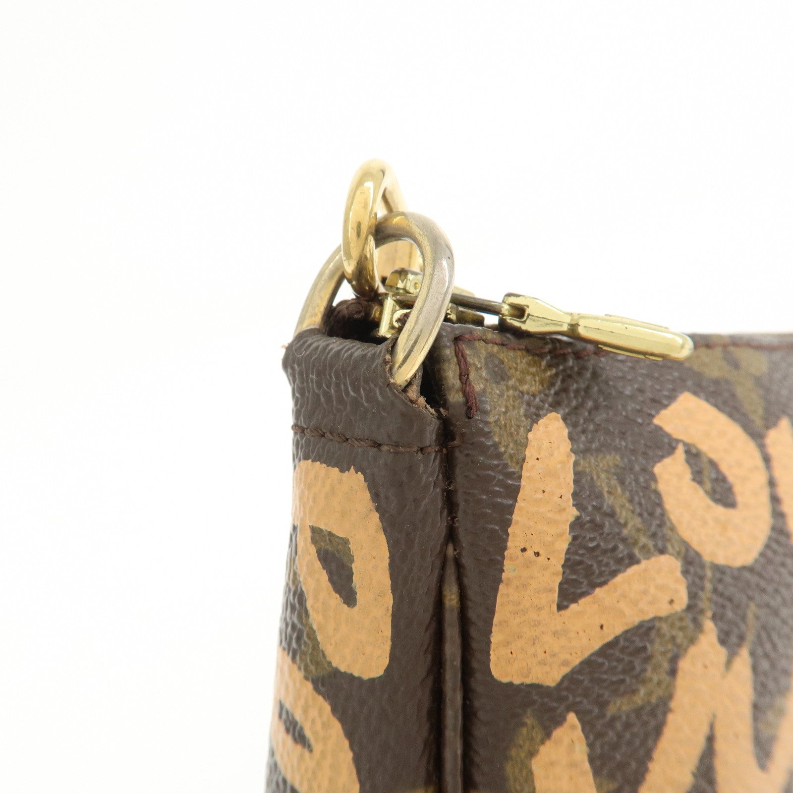 Louis Vuitton Monogram Graffiti Pochette Accessoires HandBag M92193