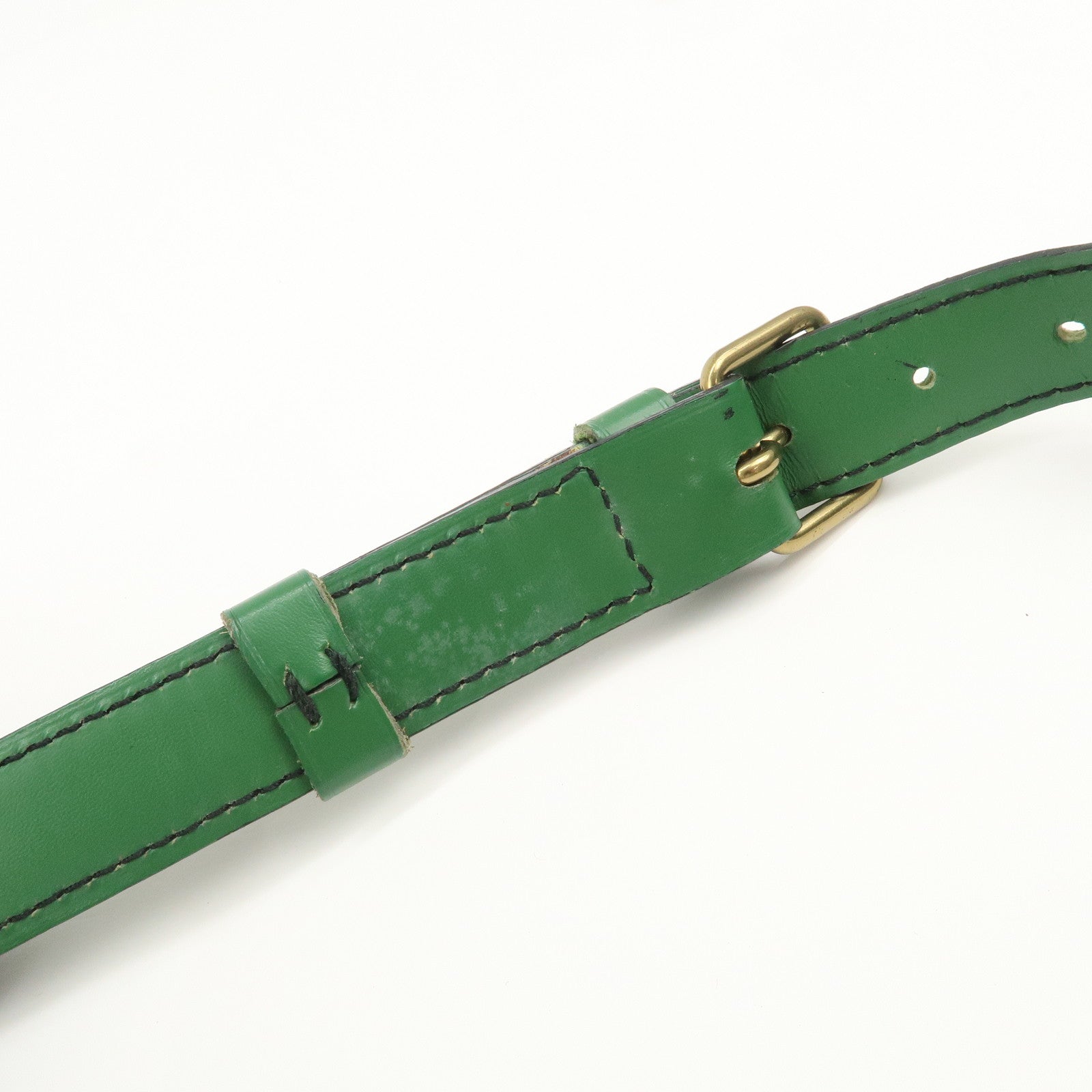 Louis Vuitton Epi Cartouchiere MM Shoulder Bag Borneo Green M52244