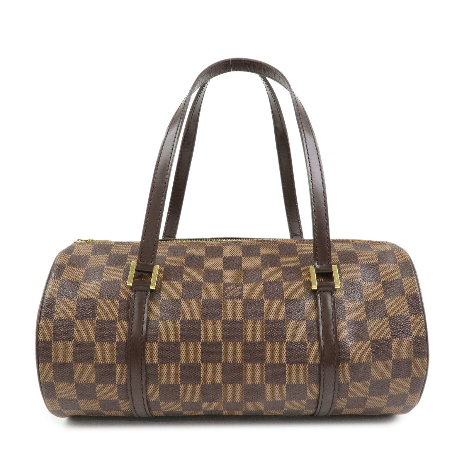 Louis Vuitton Damier Ebene Papillon 30 Hand Bag Brown N51303