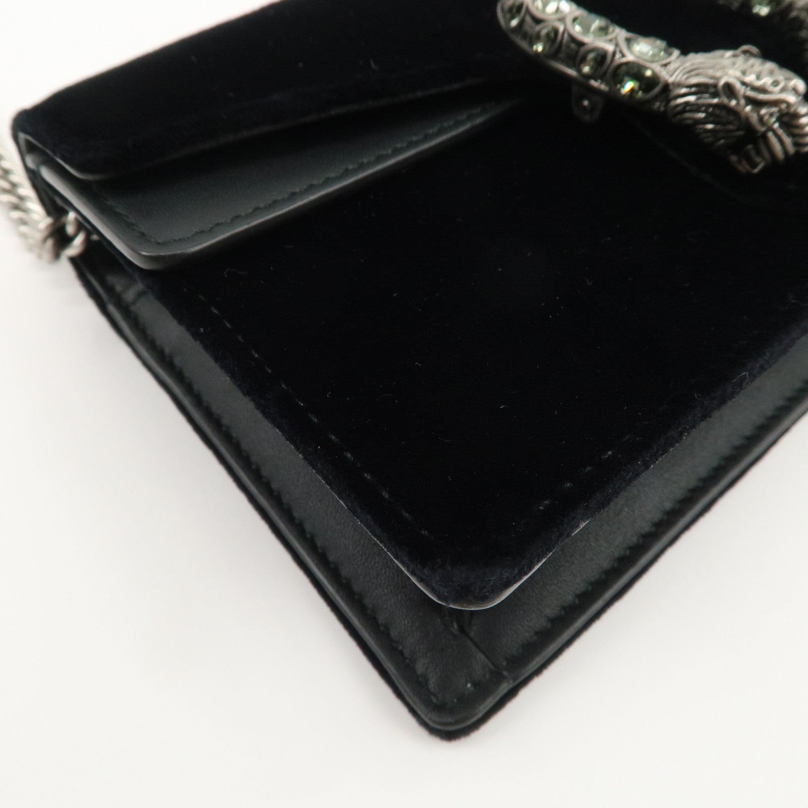GUCCI Dionysus Super Mini Bag Velvet Chain Shoulder Bag 476432