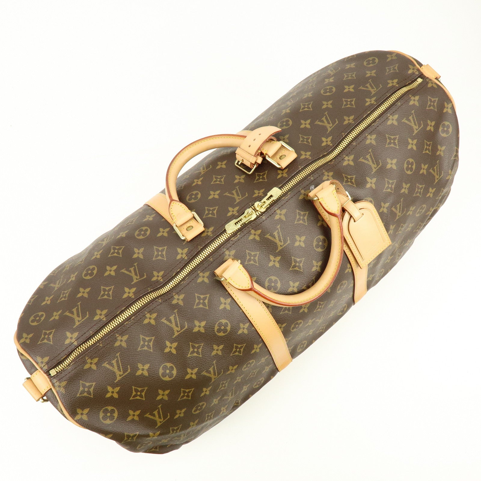 Louis Vuitton Monogram Keep All Bandouliere 60 Boston Bag M41412