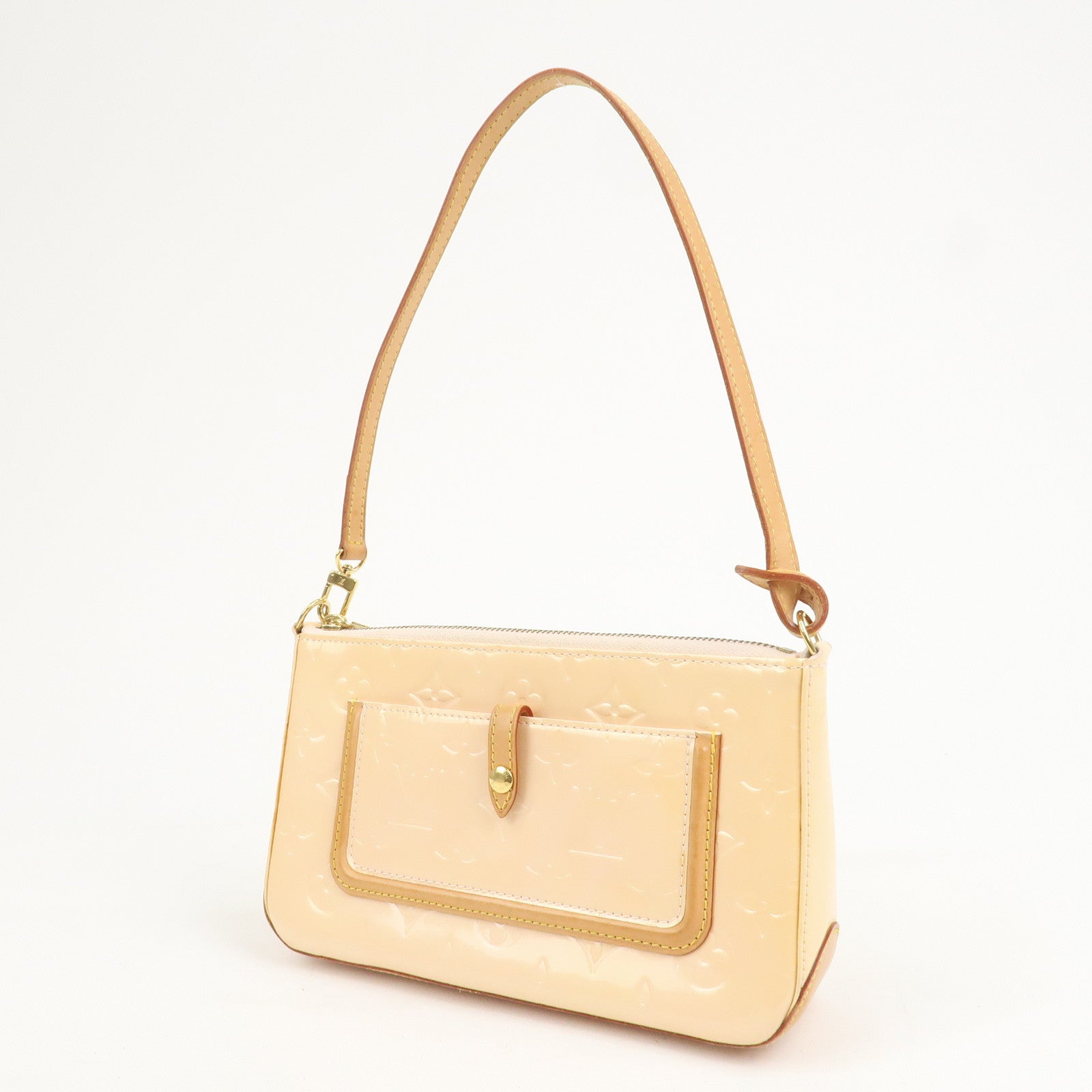 Louis Vuitton Monogram Vernis Mallory Square Hand Bag Pink M91292