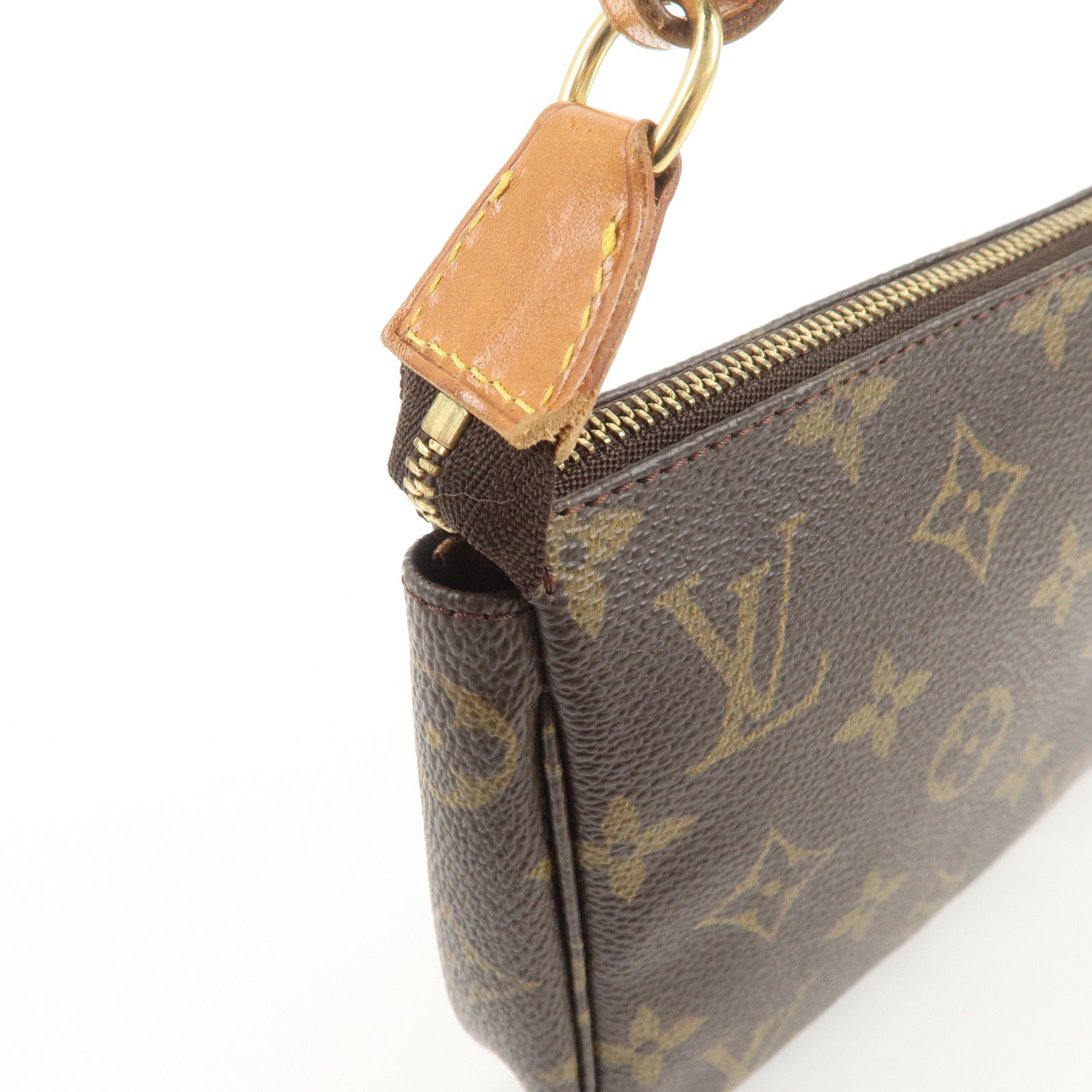 Louis Vuitton Monogram Pochette Accessoires Pouch Hand Bag M51980