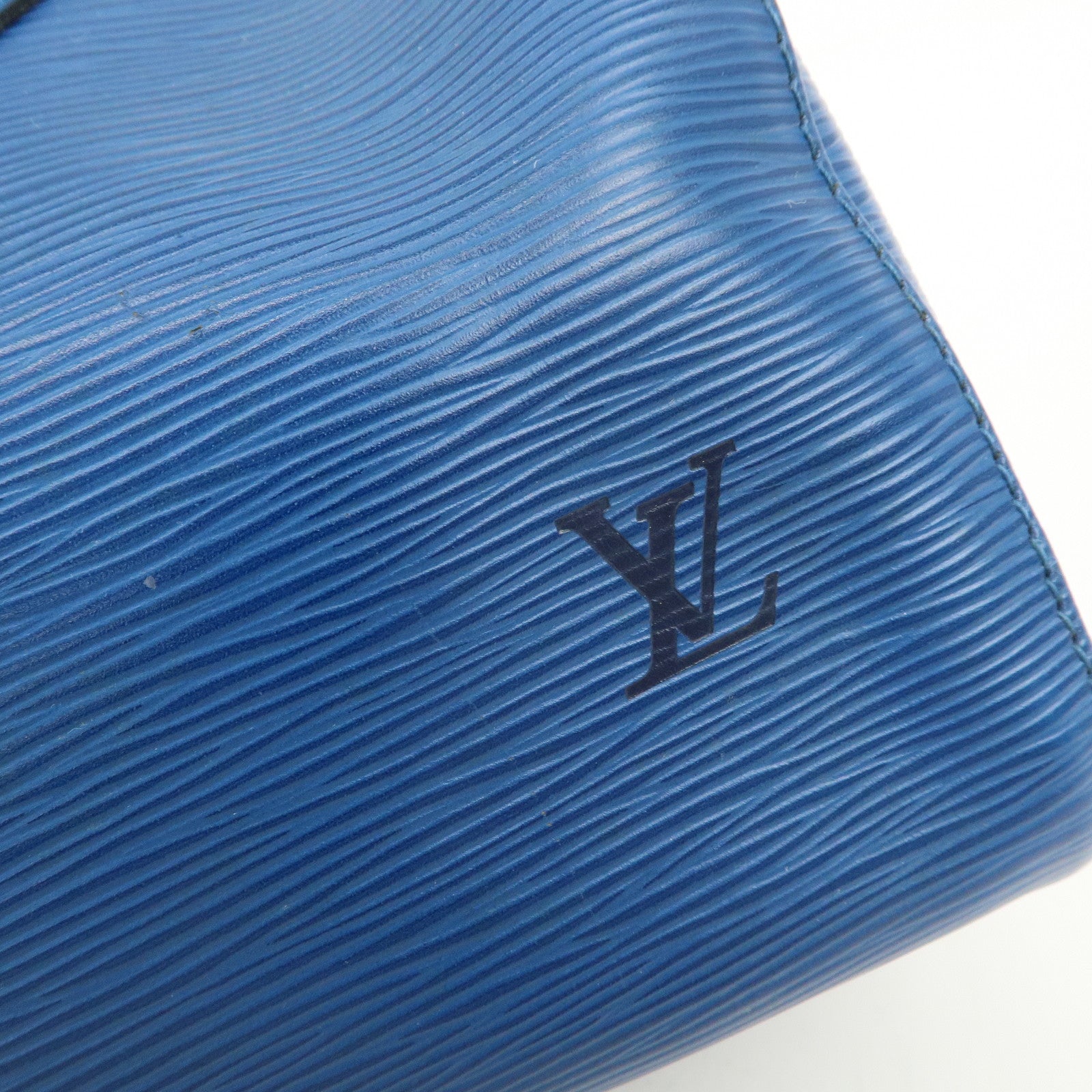 Louis Vuitton Epi Speedy 25 Hand Bag Boston Bag Toledo Blue M43015