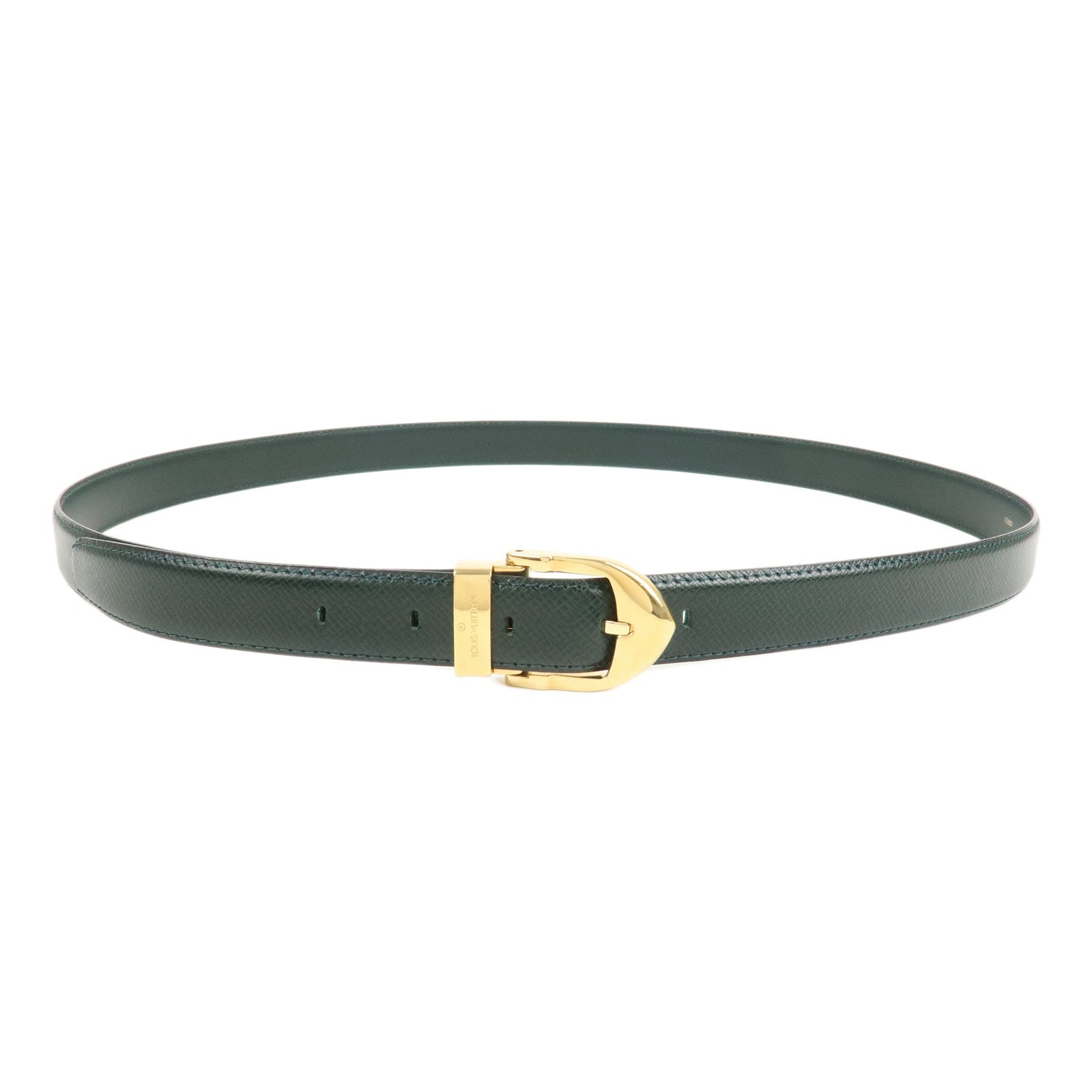 Louis Vuitton Taiga Leather Ceinture Belt Epicea M6845V