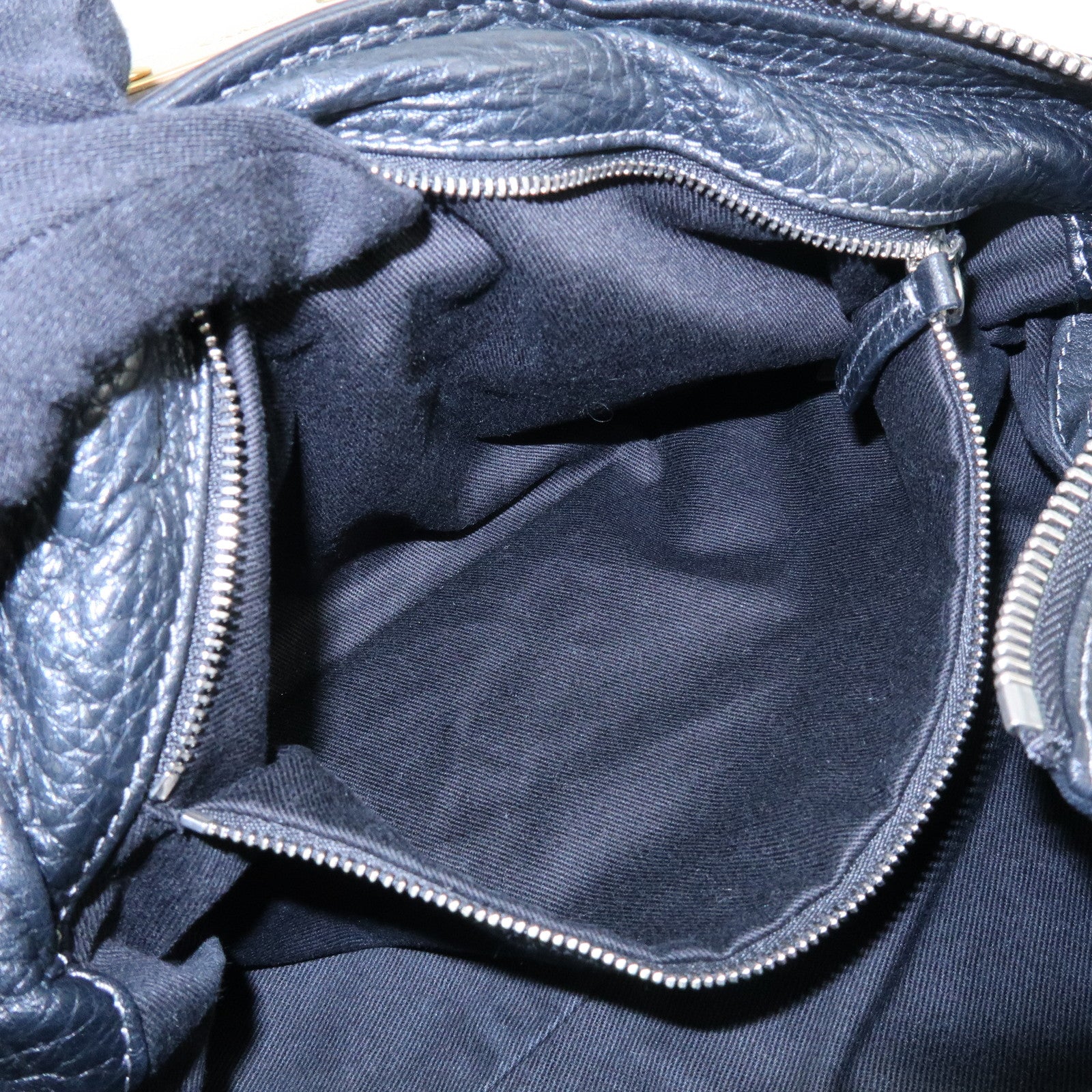 Chloe Paddington Leather Hand Bag Shoulder Bag Black