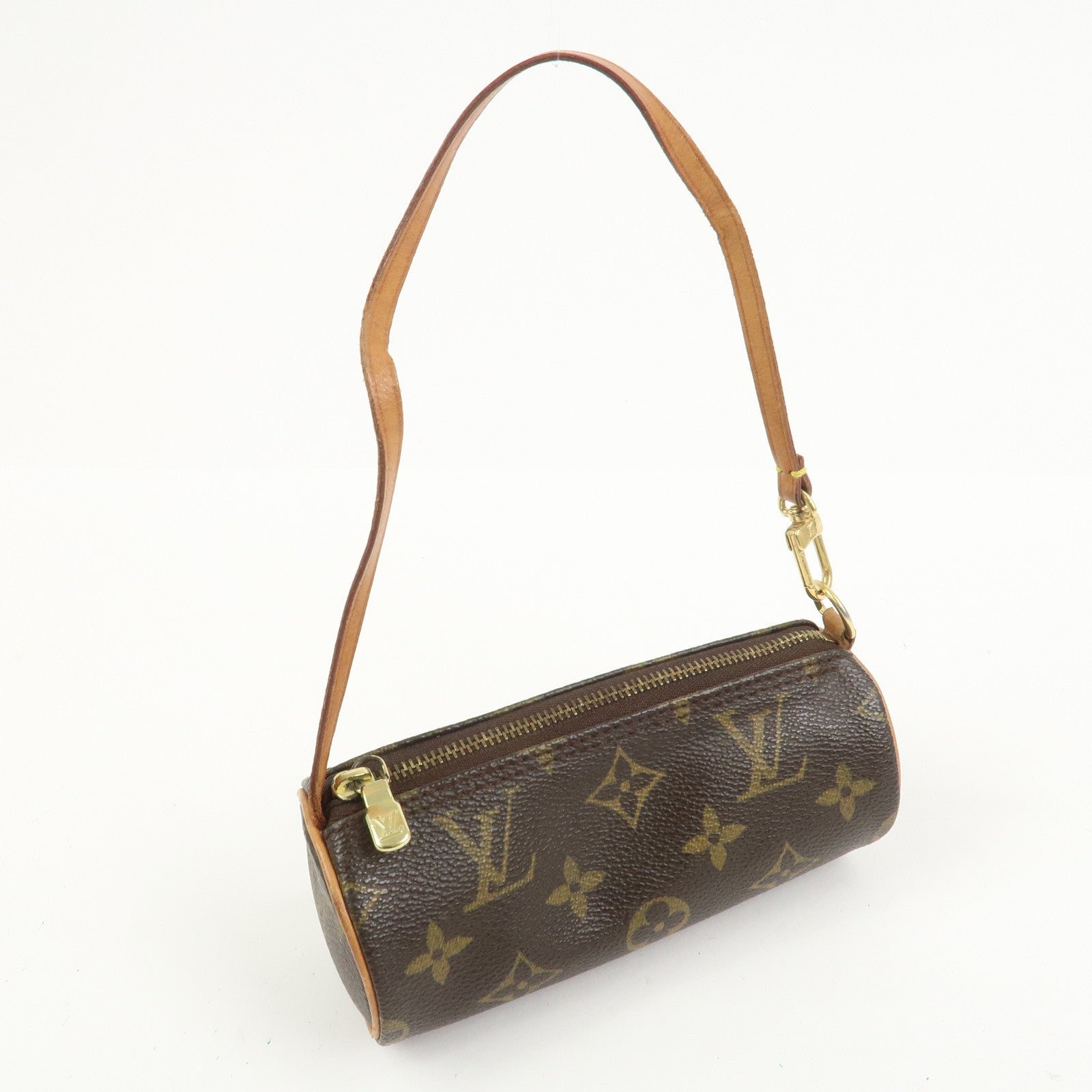 Louis Vuitton Mini Pouch for Papillon Bag New Style Brown