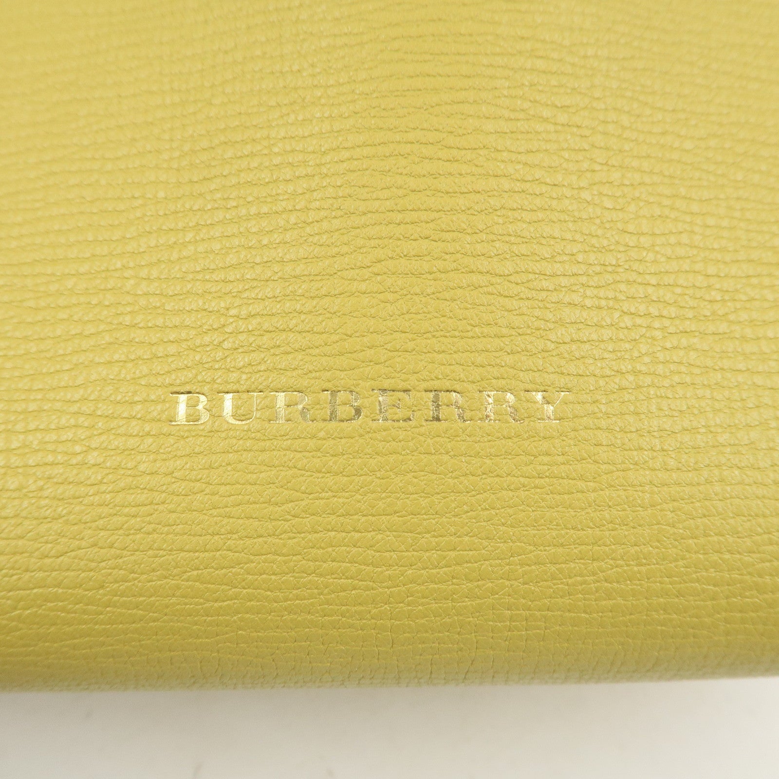 Burberry Banner Bag 2Way Leather Shoulder Hand Bag Nova Check