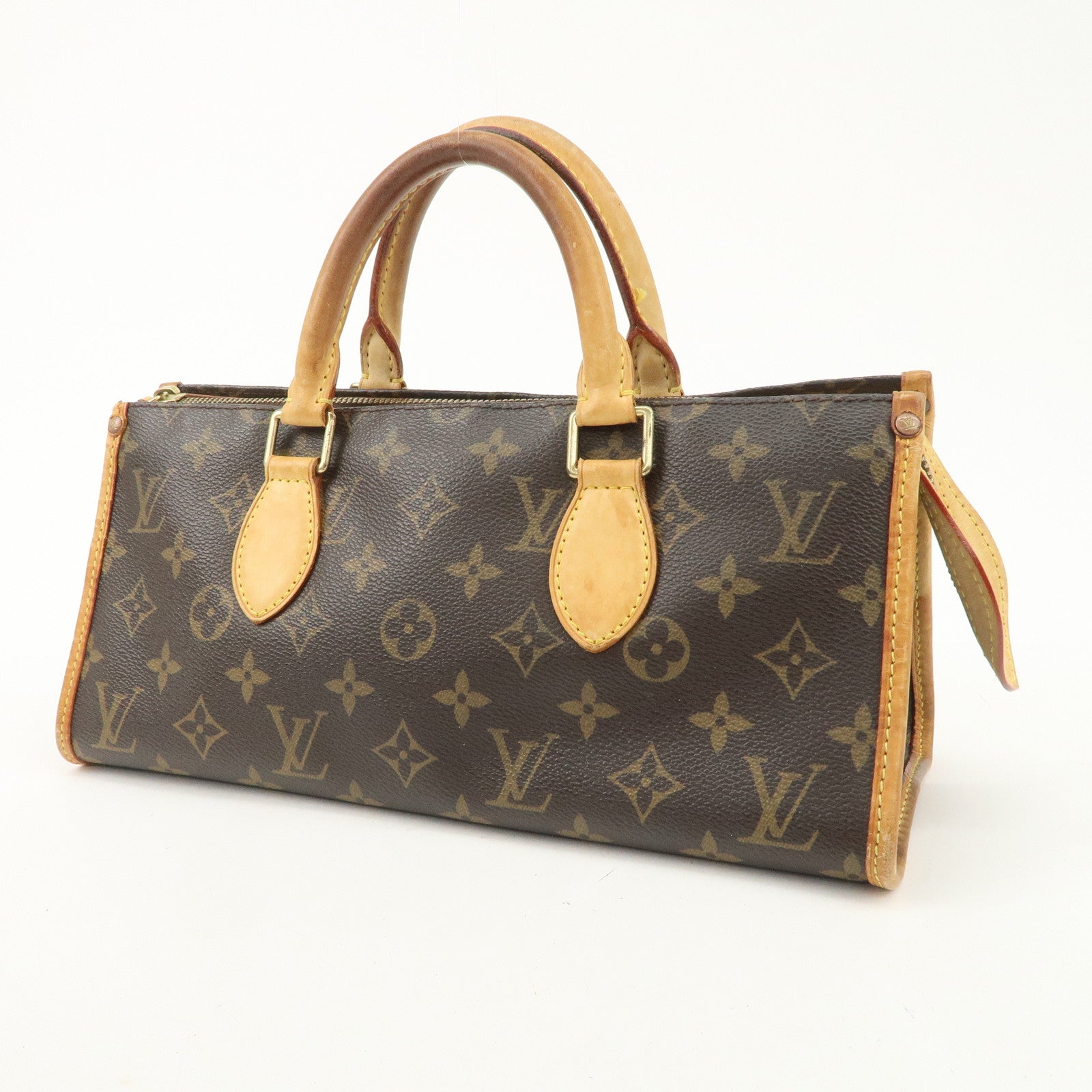 Louis Vuitton Monogram Popincourt Hand Bag Brown M40009 Used