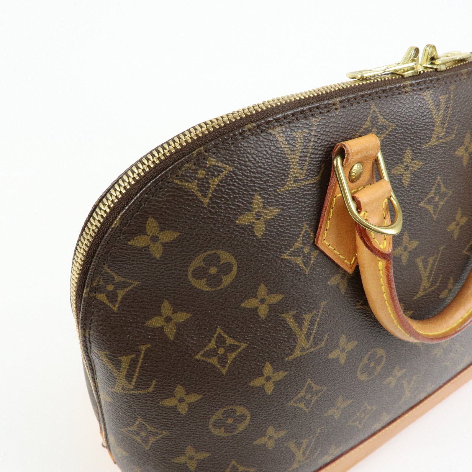Louis Vuitton Monogram Alma PM Hand Bag Brown M51130