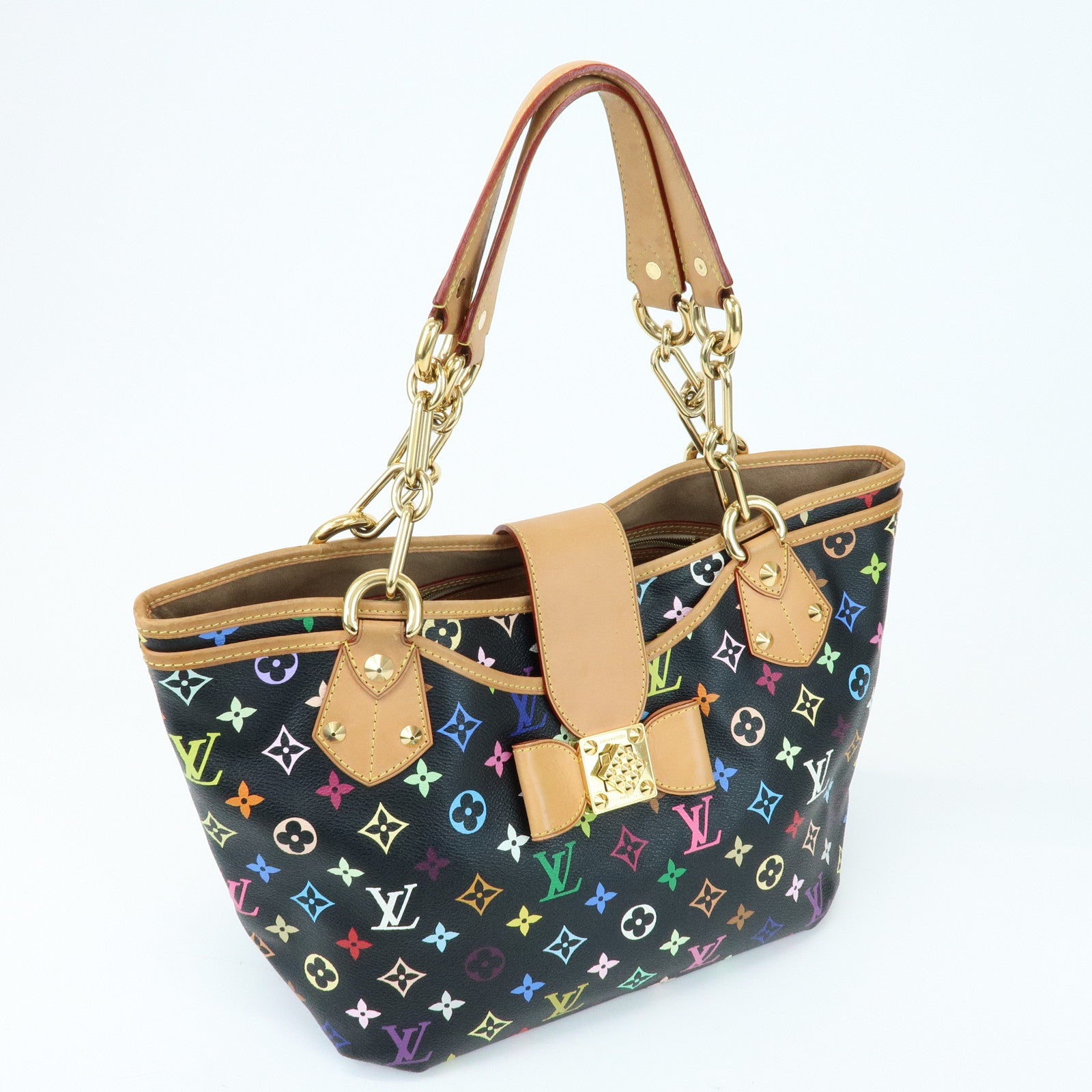 Louis Vuitton Monogram Multicolor Annie MM Shoulder Bag Noir M40308