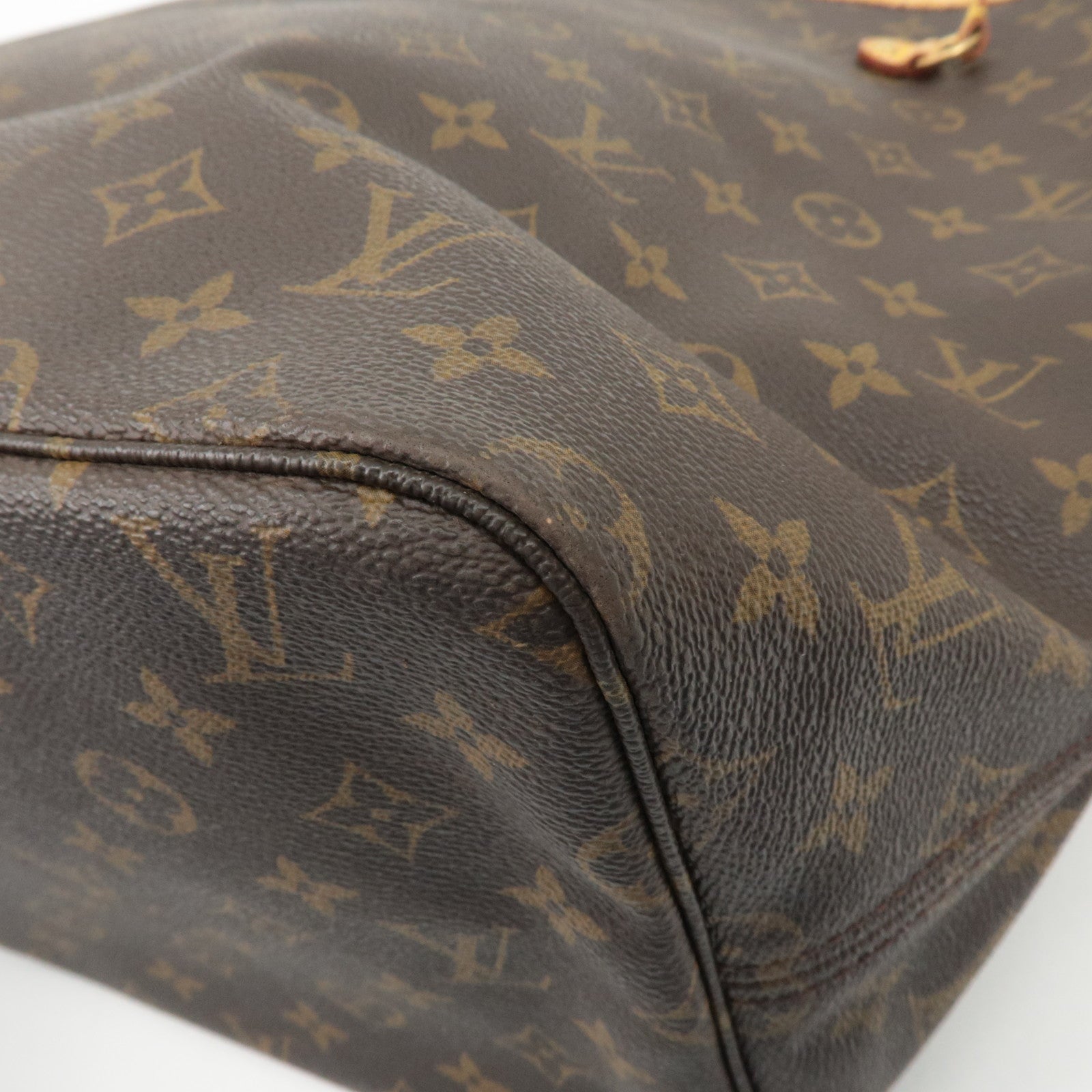 Louis Vuitton Monogram Neverfull GM Tote Bag Brown M40157 Used