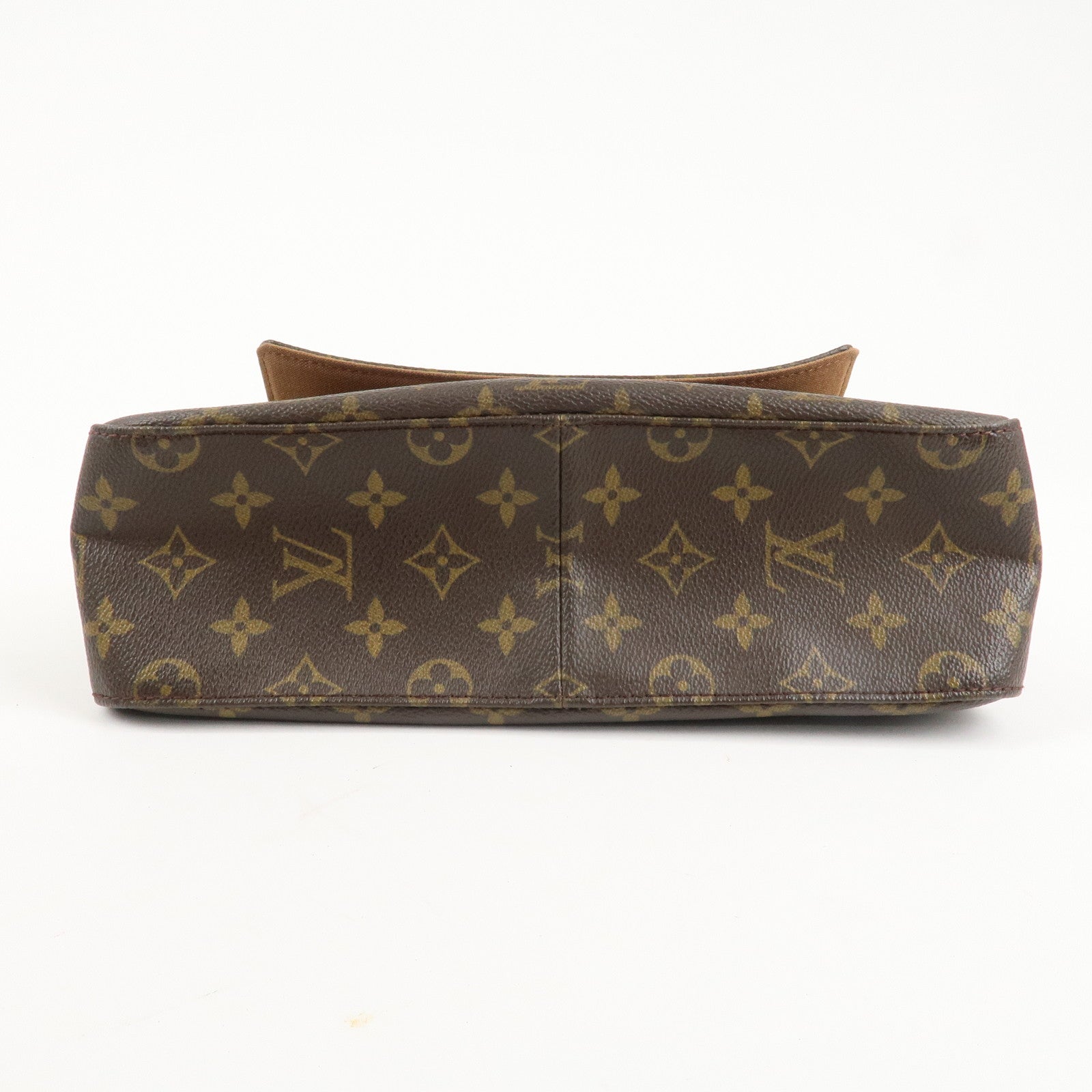 Louis Vuitton Monogram Mini Looping Shoulder Bag Brown M51147 Used