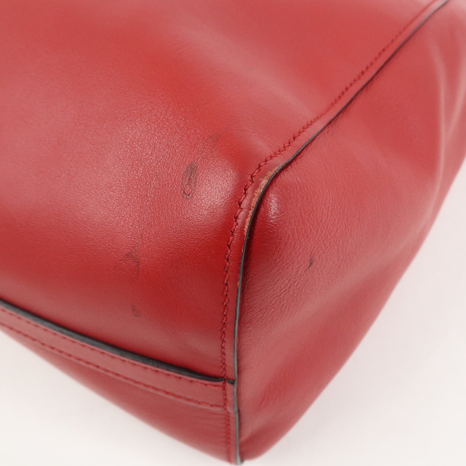 PRADA Logo Leather 2Way Bag Tote Bag Hand Bag Shoulder Bag 1BG041