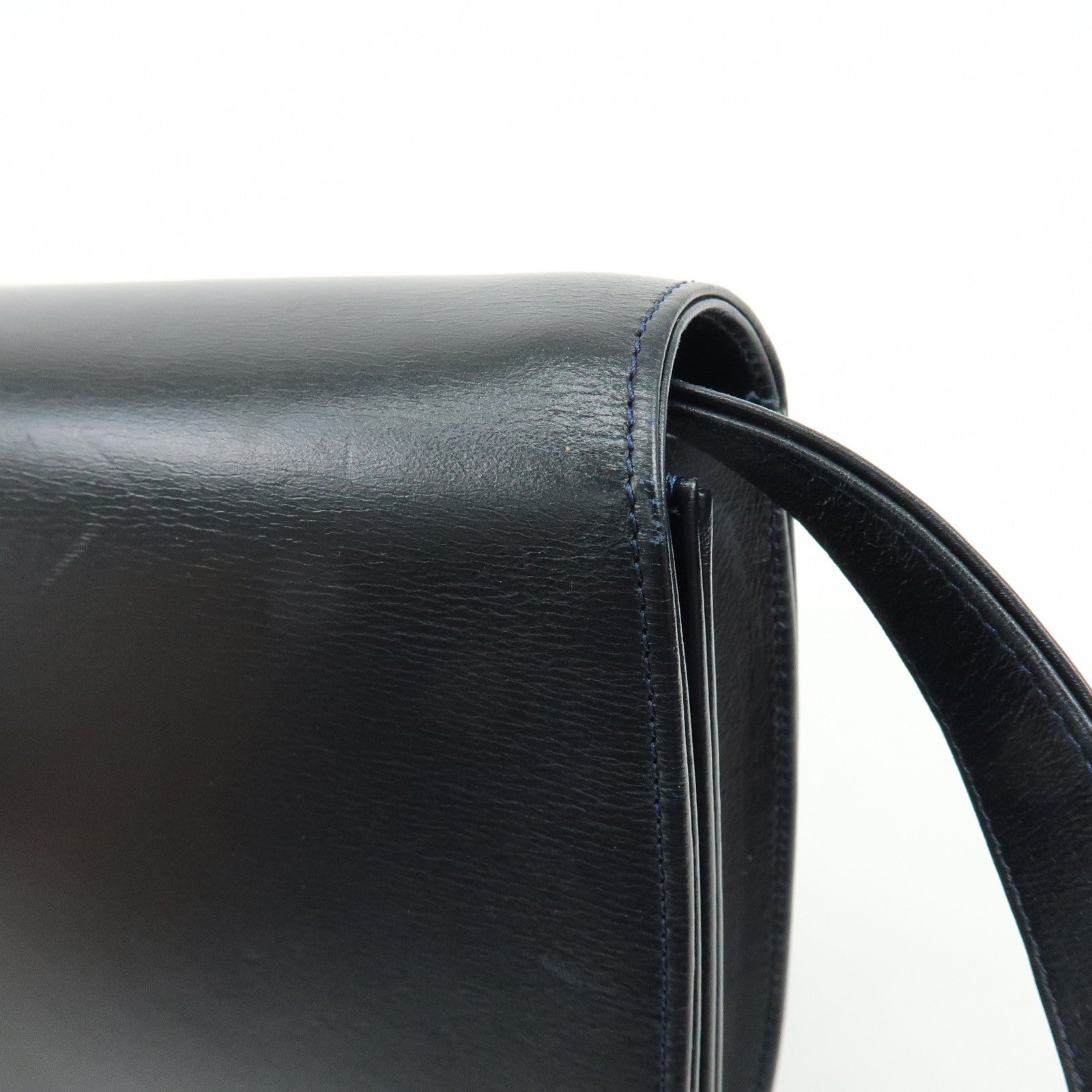 Cartier Leather Shoulder Bag Crossbody Bag Black