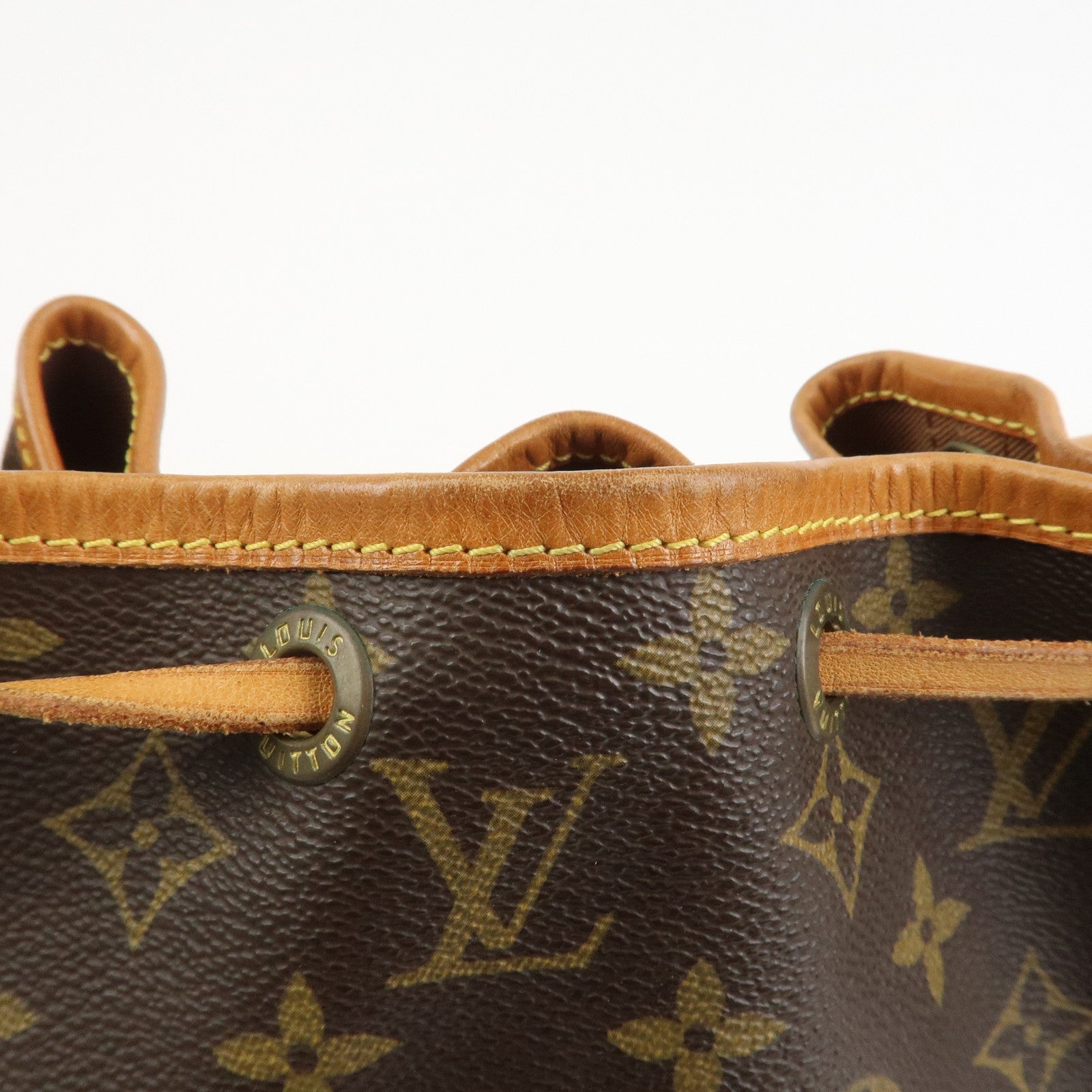 Louis Vuitton Monogram Petit Noe Shoulder Bag Brown M42226