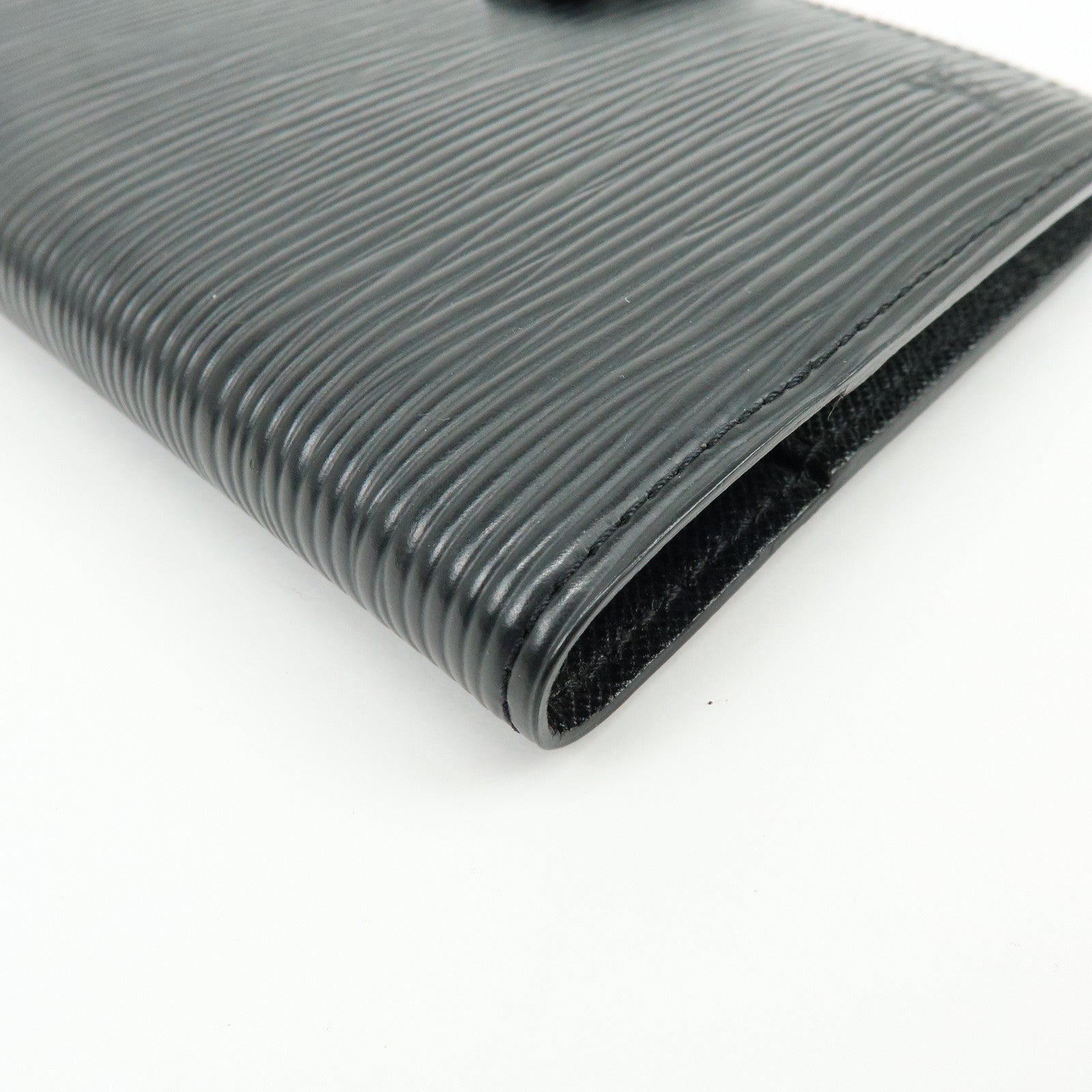 Louis Vuitton Epi Agenda PM Planner Cover Noir R20052