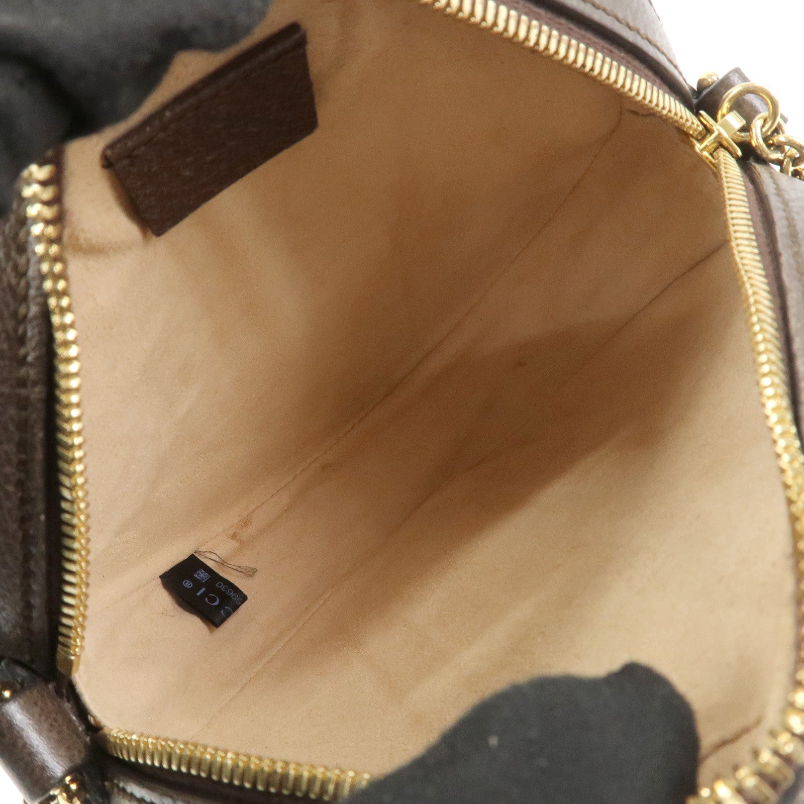 GUCCI Ophidia GG Supreme PVC Leather Shoulder Bag Brown 550618