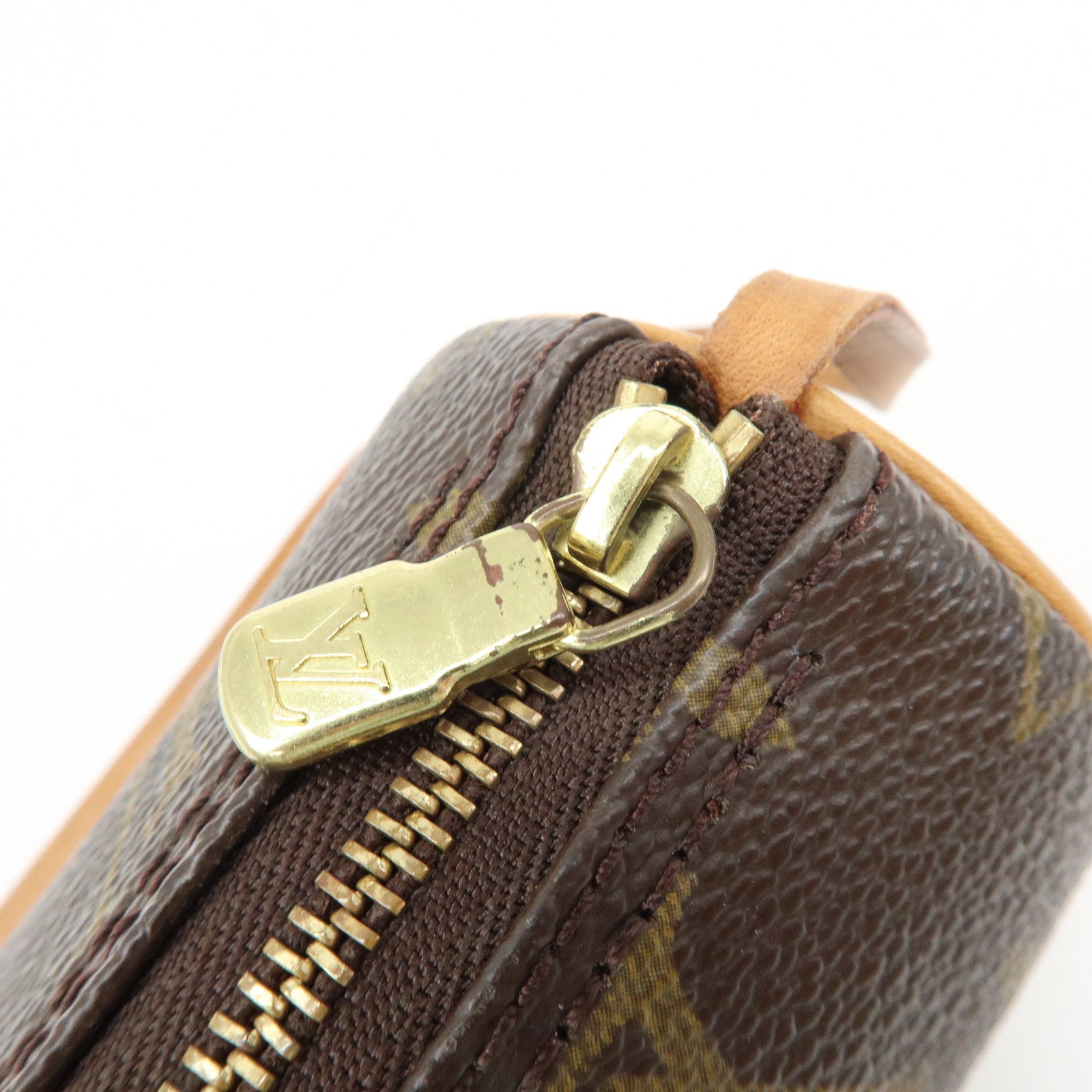 Louis Vuitton Monogram Canvas Mini Pouch for Papillon Bag Brown