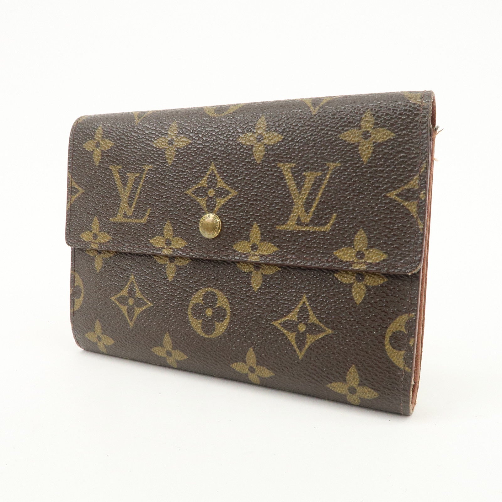 Louis Vuitton Monogram Set of 3 Wallets Brown M61725 M61215 M61200