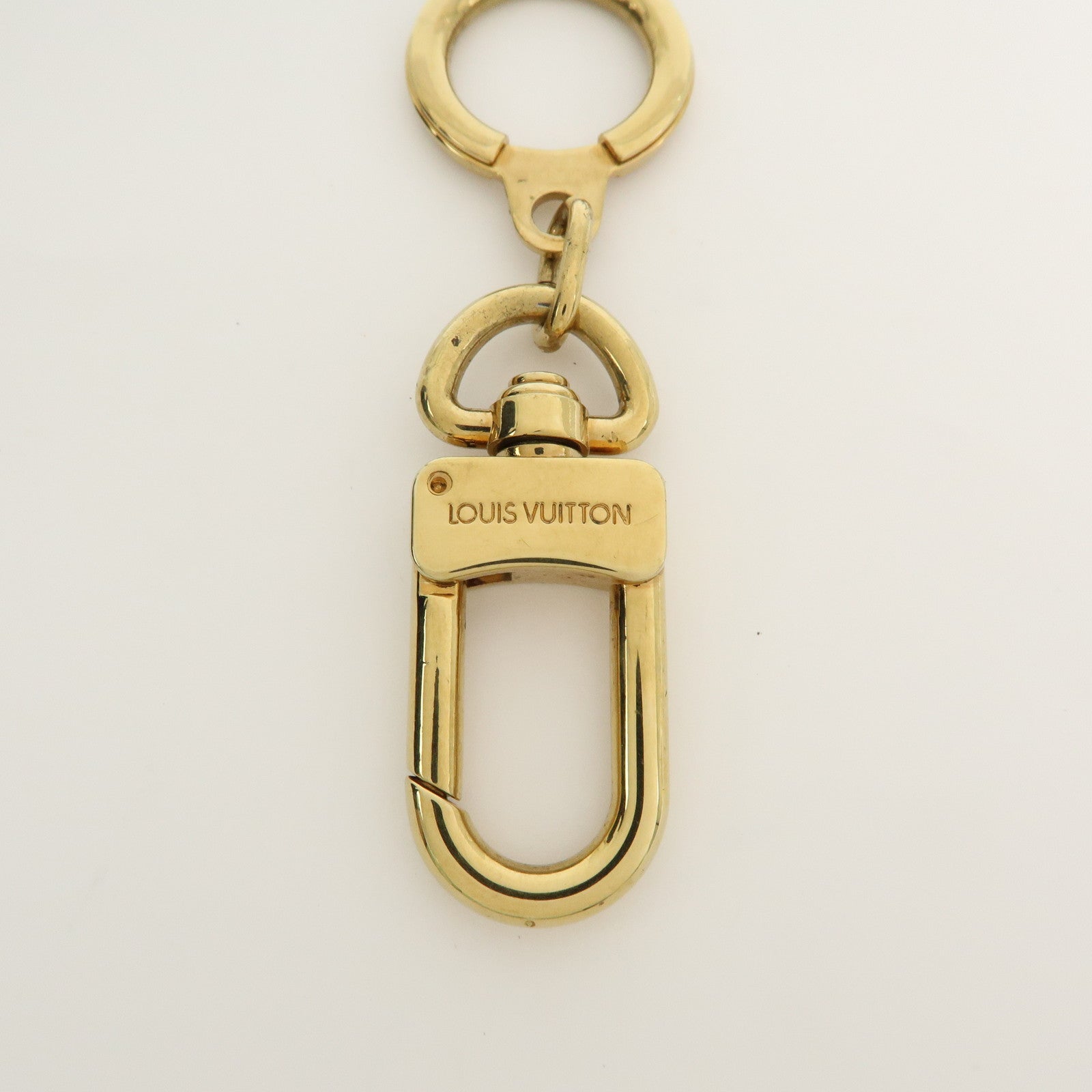 Louis Vuitton Set of 2 Anocles Key Chain Bag Charms Gold M62694