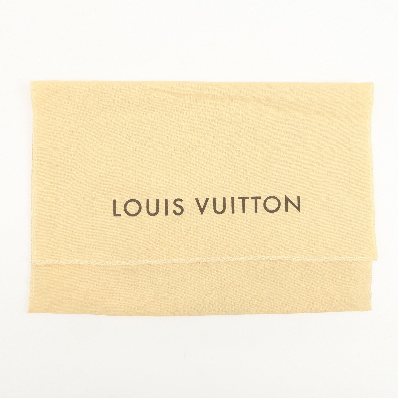 Louis Vuitton Set Of 15 Dust Bag Storage Bag Flap Style Beige