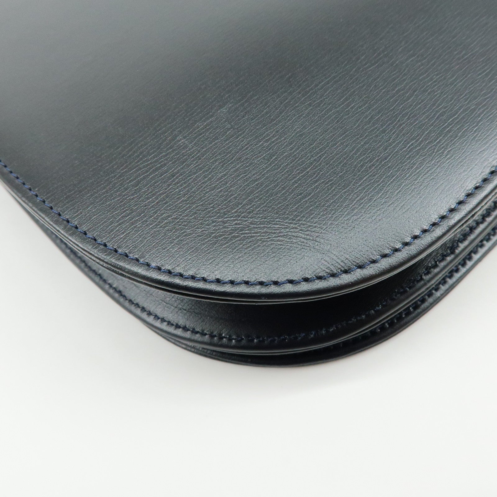 Cartier Leather Shoulder Bag Crossbody Bag Black