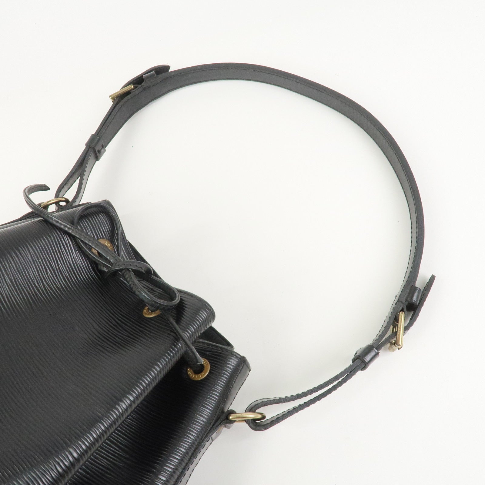 Louis Vuitton Epi Leather Petit Noe Shoulder Bag Noir Black M59012
