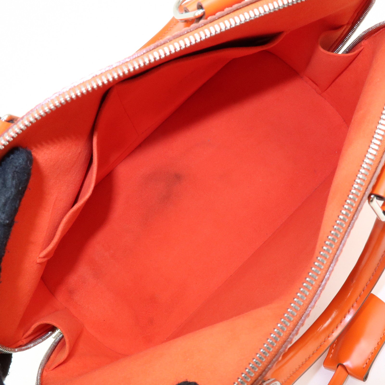 Louis Vuitton Epi Alma PM Hand Bag Pimont Orange M40623