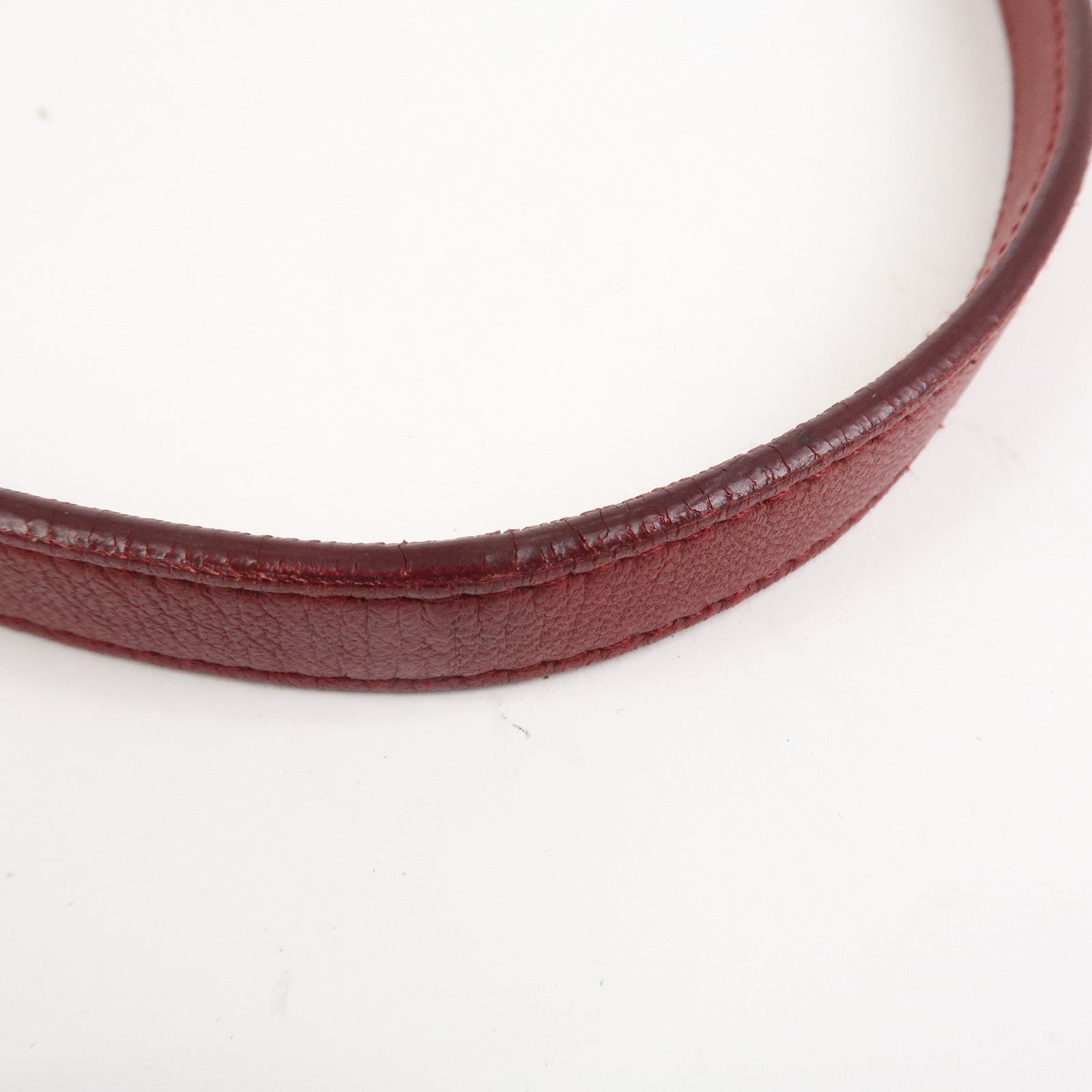 BOTTEGA VENETA Intrecciato Nappa Leather Shoulder Bag Wine Red